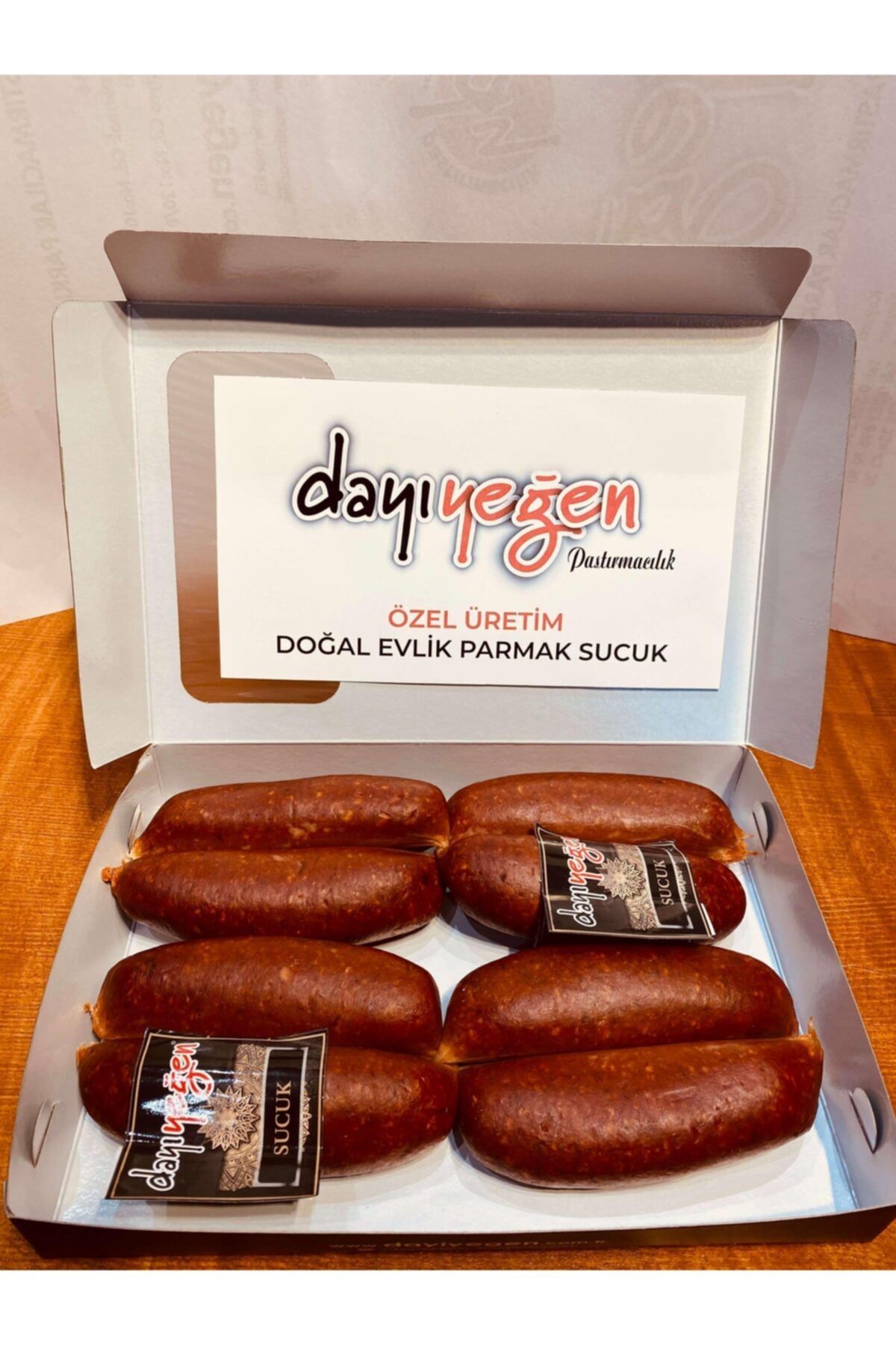 DayıYeğen Dayı Yeğen Yerli Kesim %100 Doğal Evlik Sucuk 500 gr - Kayseri