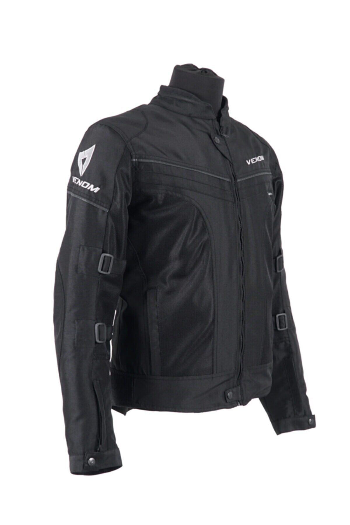 VENOM Dynamic Pro Siyah Motorsiklet Montu