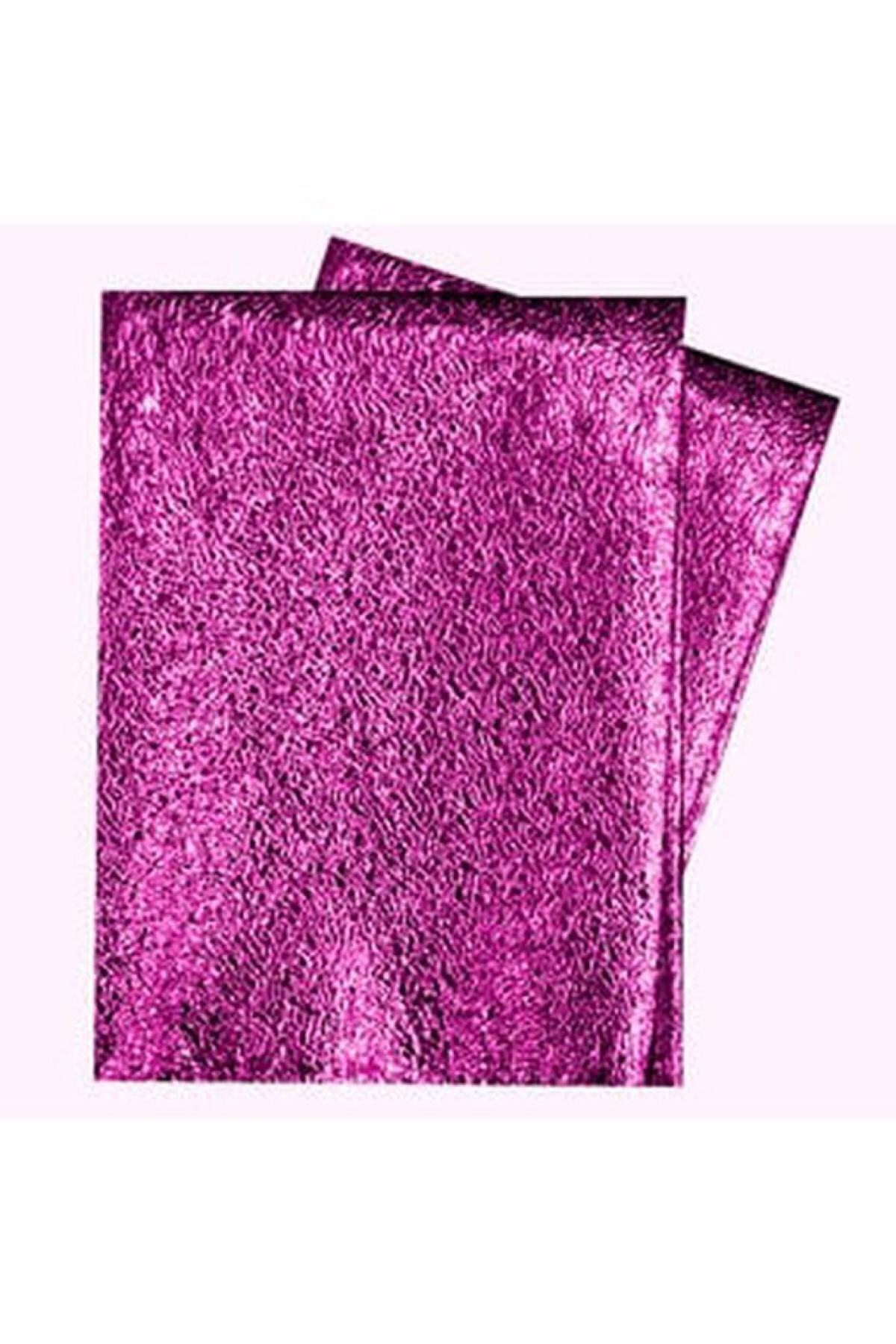 Aşkın Parti Evi Metalik Fuşya Düz Renk Koyu Pembe Metalize Doğum Günü Süsü Parlak Masa Örtüsü 120x180 cm