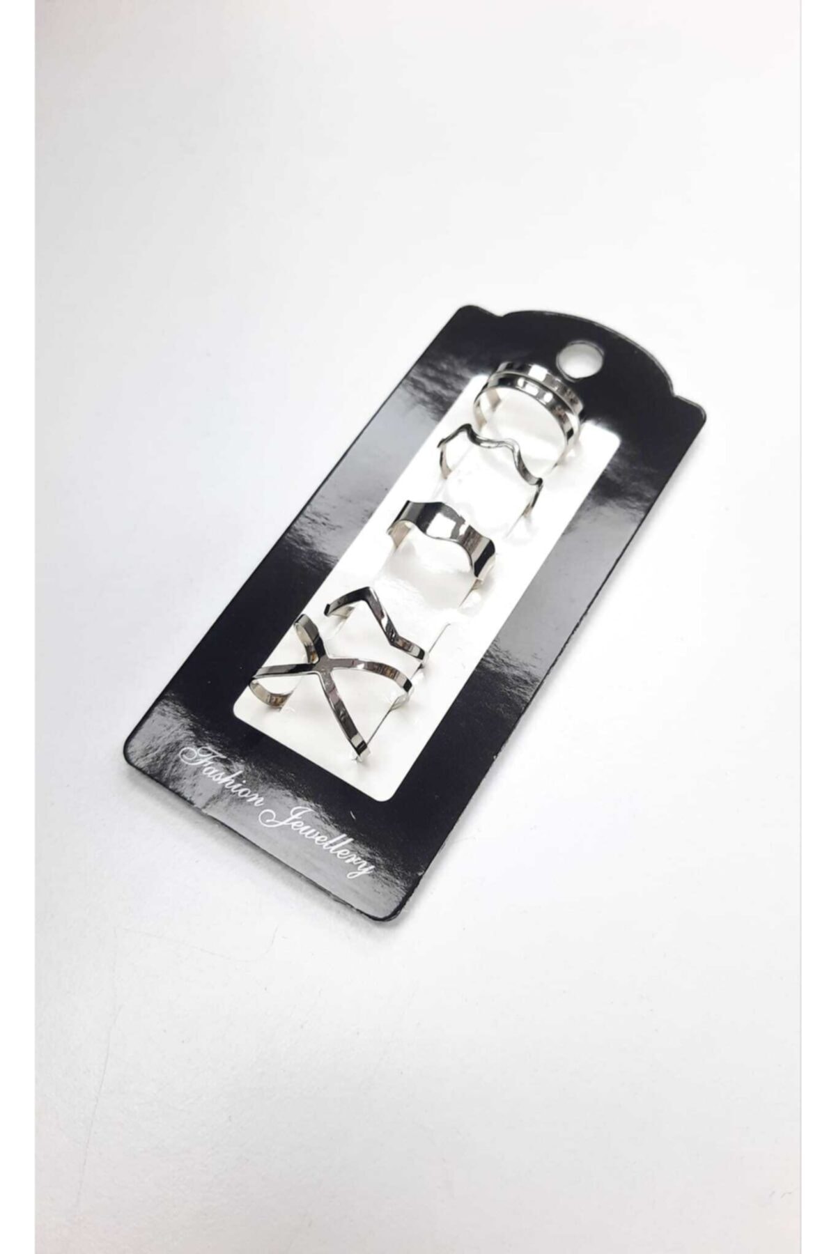 Estbijuteri 5 Li Set Ayarlanabilir Eklem Yüzük