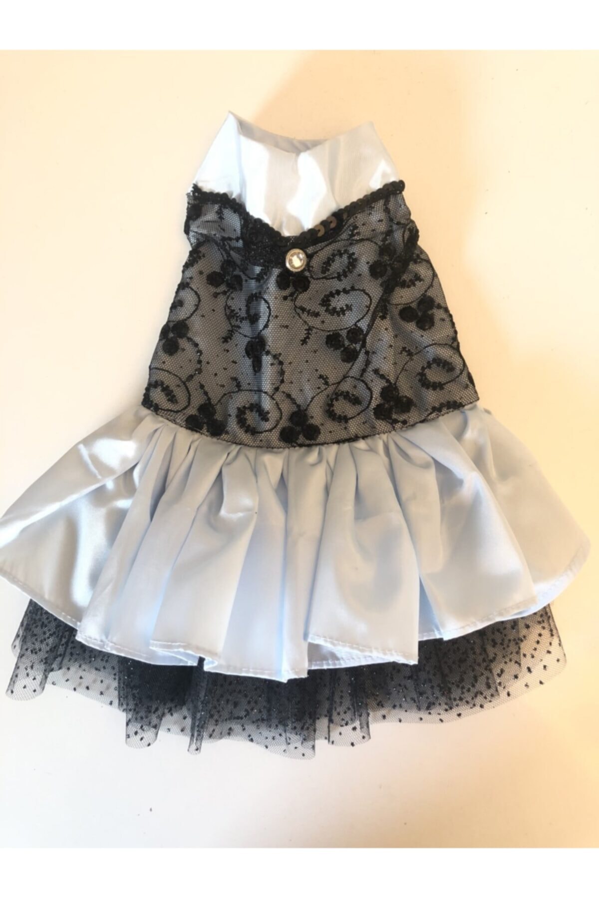 uniqpaws Unıqpaws Mavi Tafta Abiye Köpek Pet Doğum Günü Elbise Kostüm