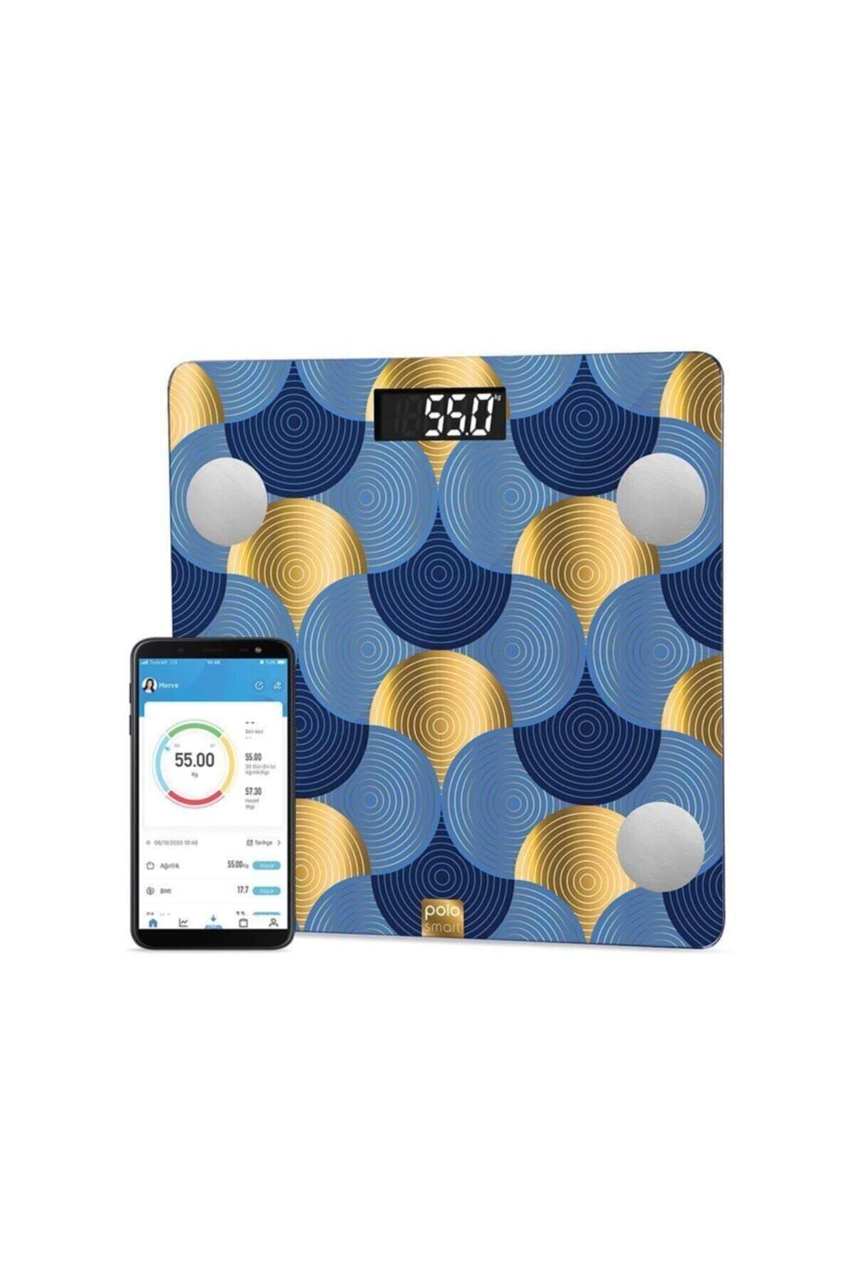 Mebak polo smart Psc04 Ebruli Yağ Ölçer Akıllı Bluetooth Tartı Baskül
