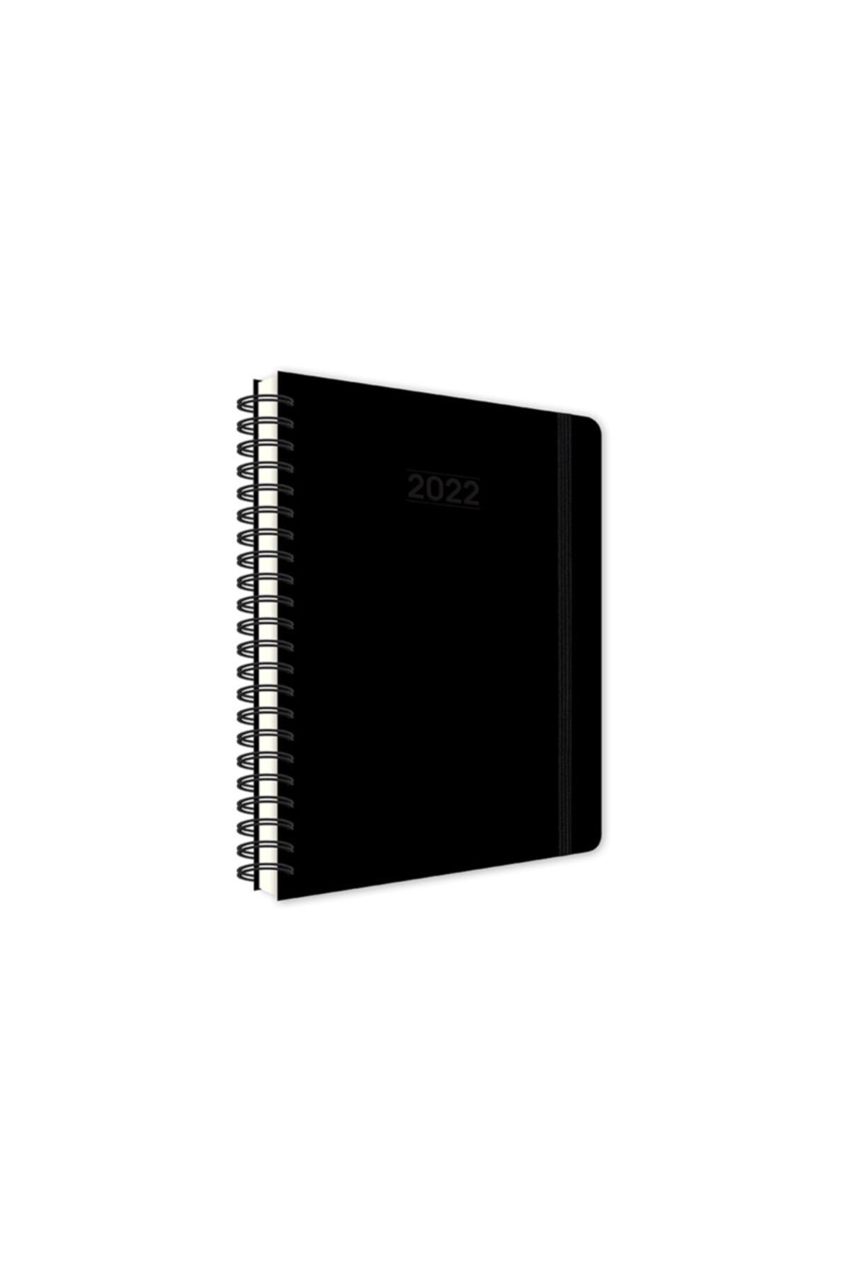 Keskin Colors Keskin Color 2022 17*24 Spiralli Pronot Günlük Ajanda - Night Black 830386-99