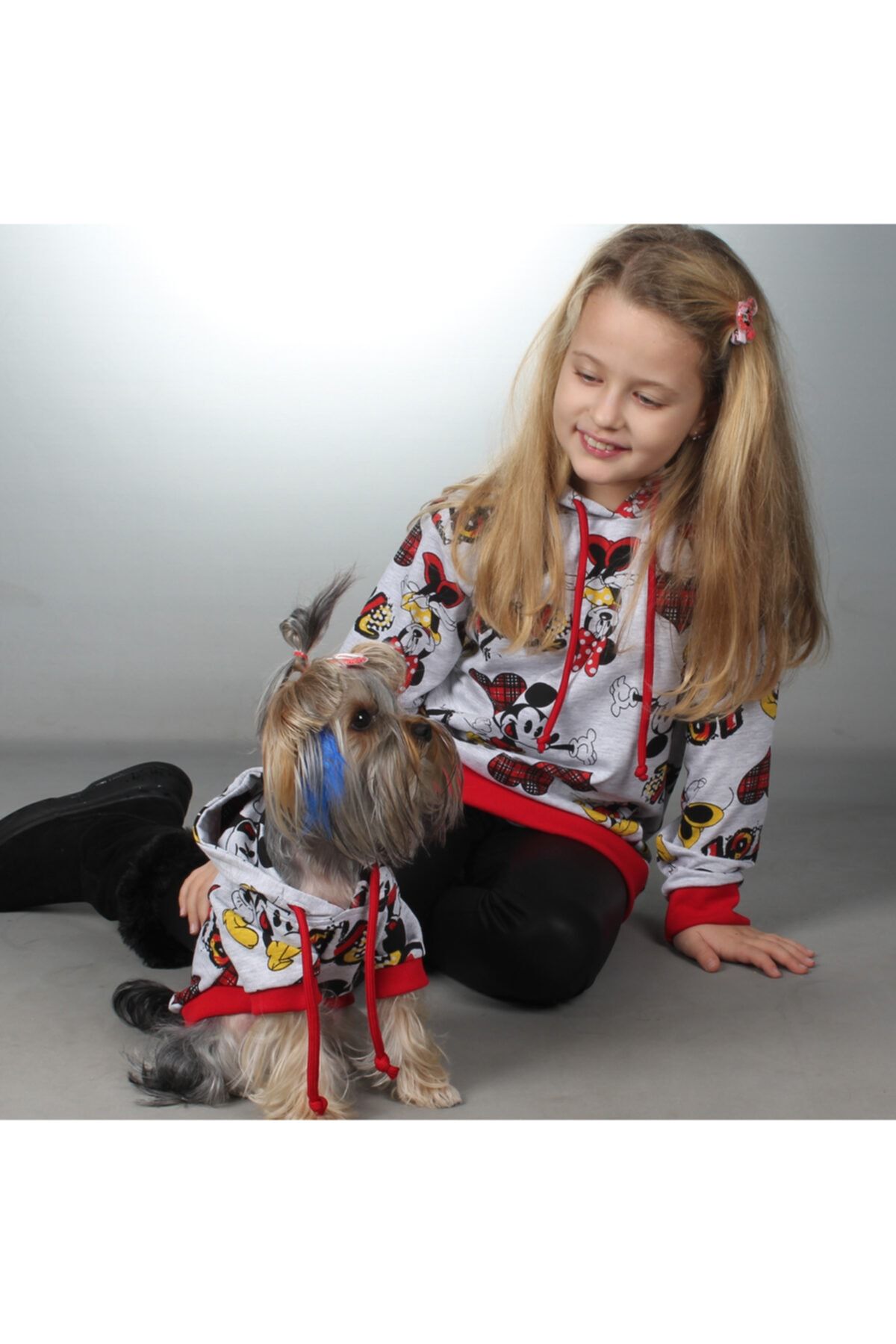 MAXSTYLESPET Minnie Mouse Desenli Çocuk Sweatshirt