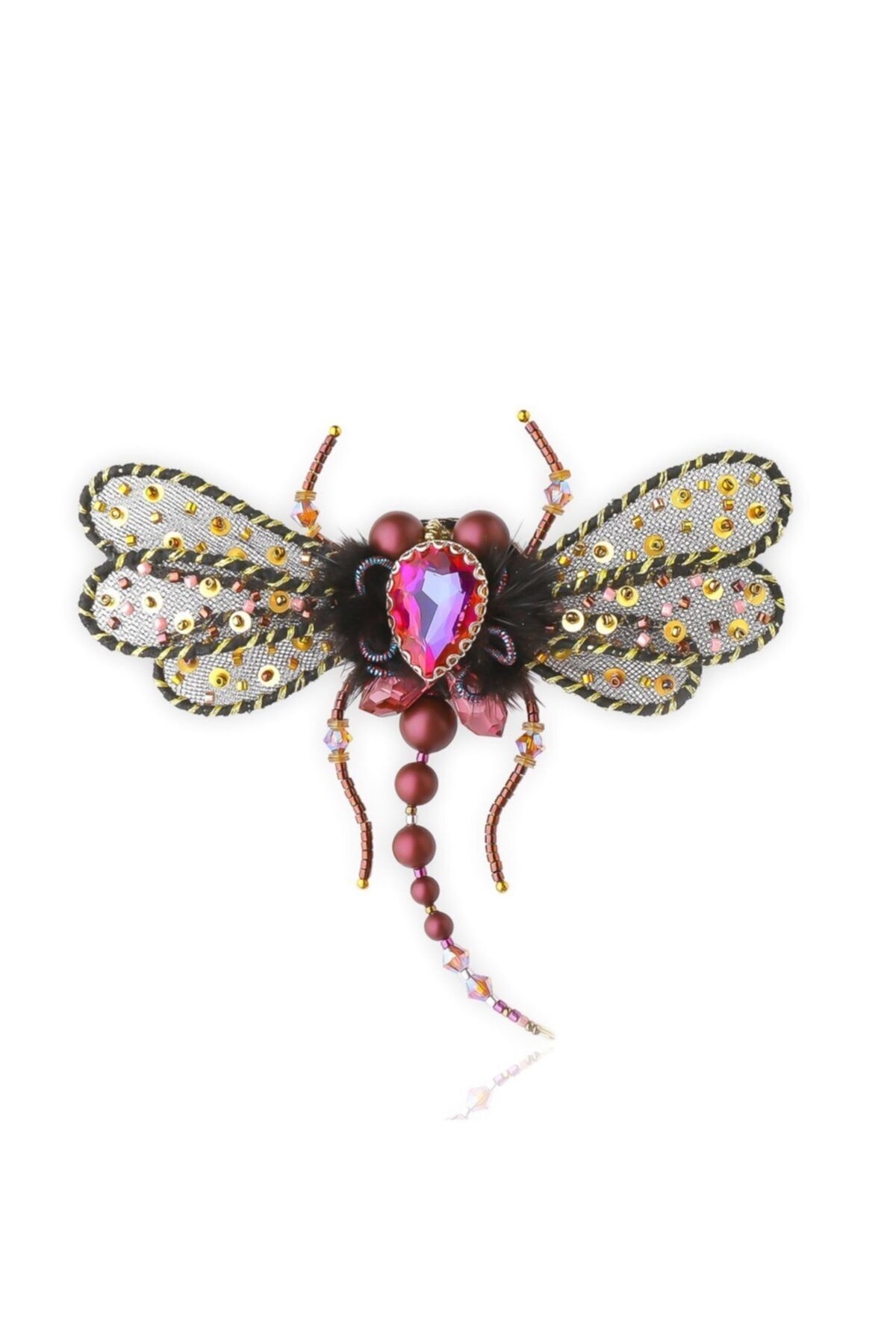 Unica Brooche Yusufçuk Broş Mor