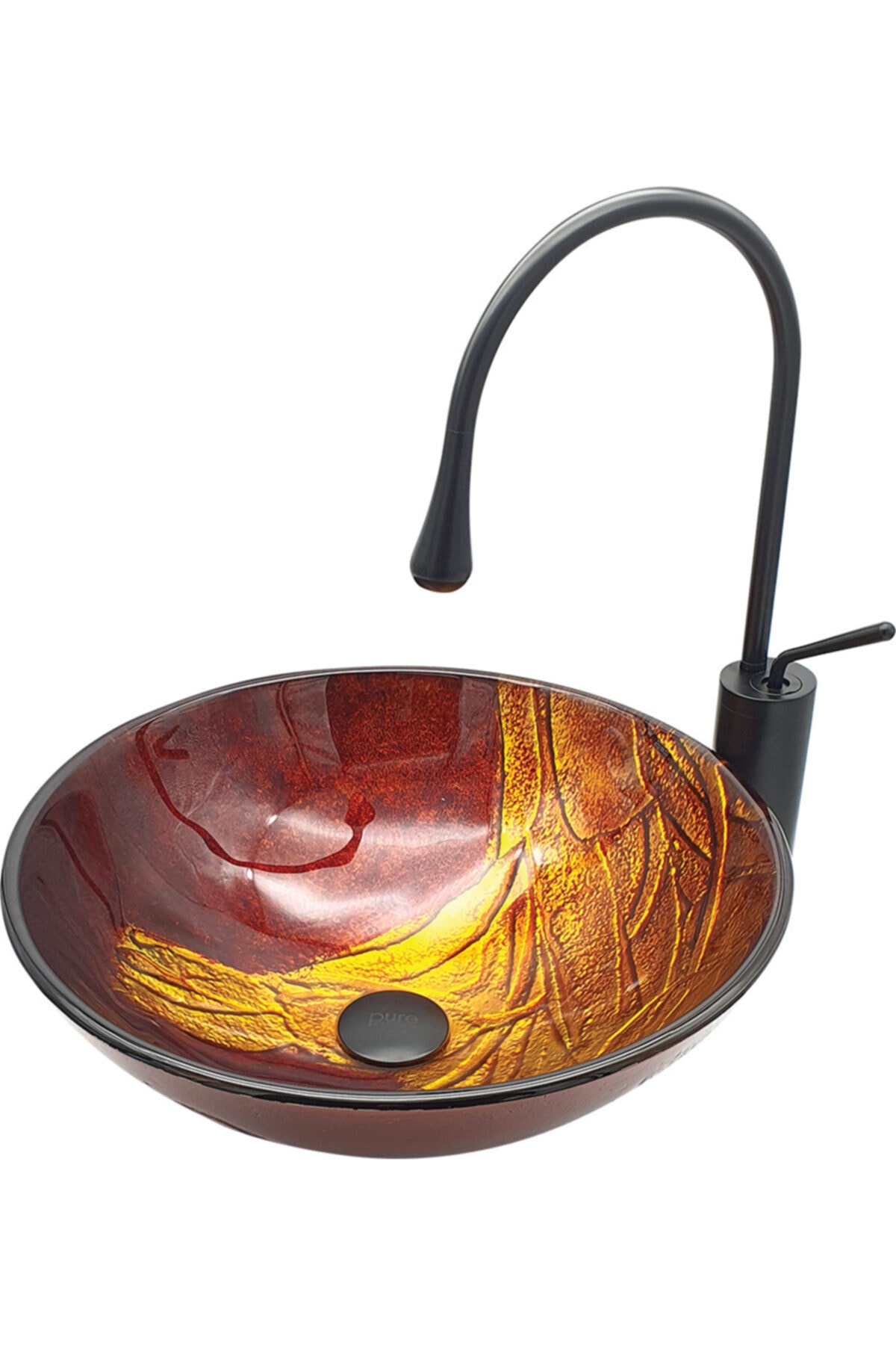 Pure Concept Pure Dekoratif Cam Lavabo