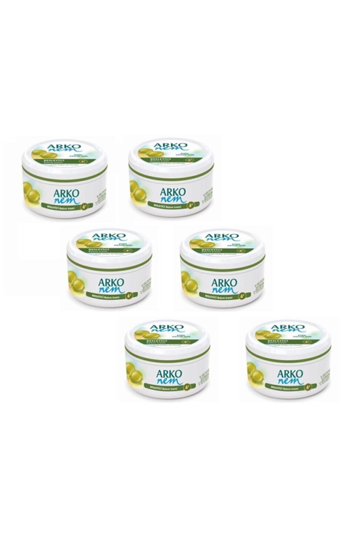 ARKO Nem Zeytinyağlı 150 ml Besleyici El Kremi X 6 Adet