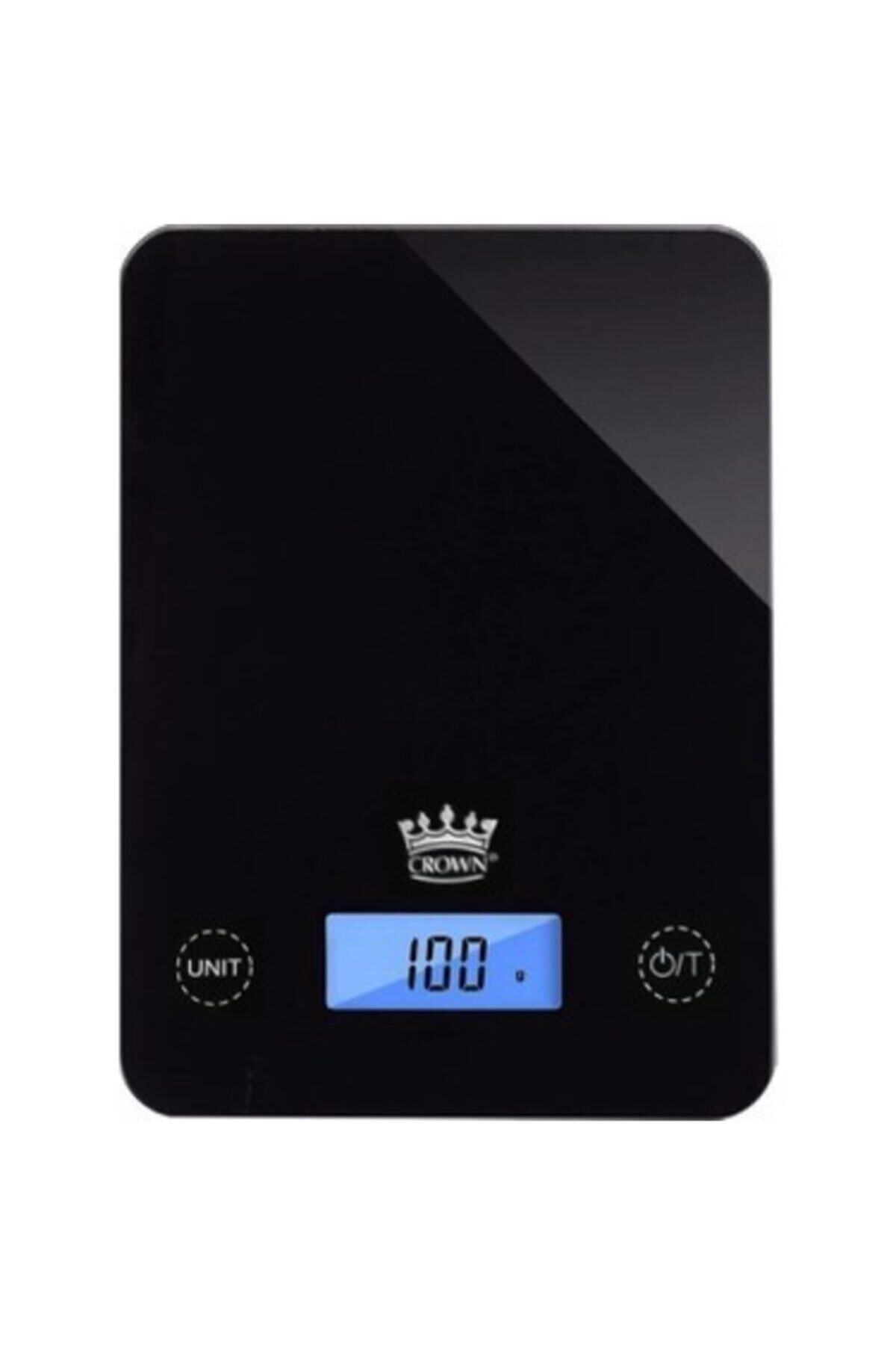 LAVERNA Metal Dijital Mutfak Terazisi Hassas Tartı 5 Kg Siyah