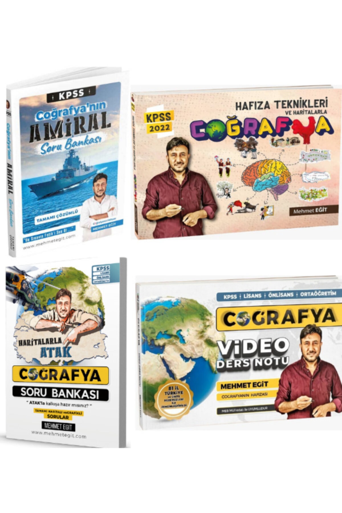 Kr Akademi Mehmet Eğitle Full Coğrafya Set Kpss 2022 4 Kitap (2022)