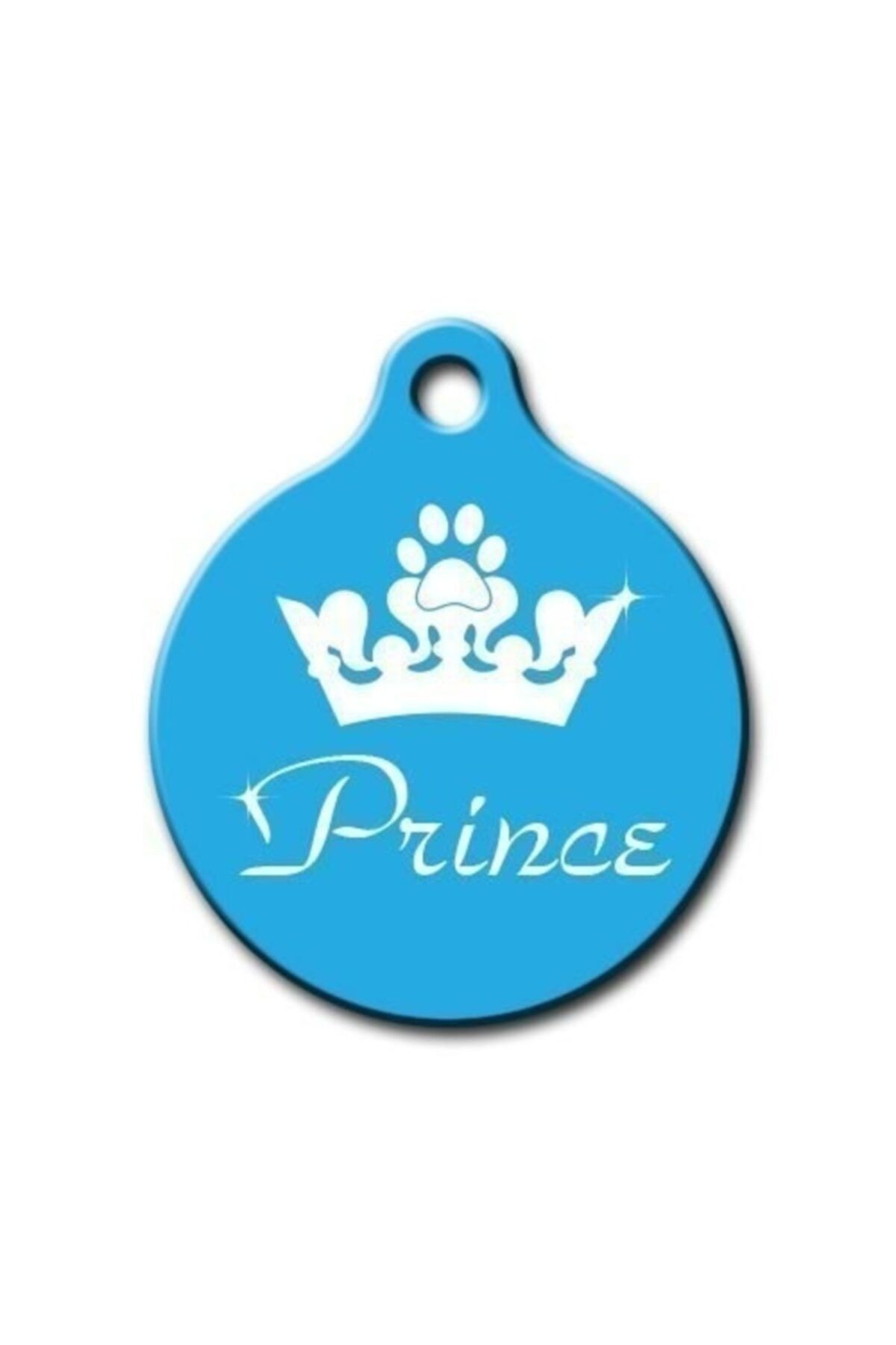 altın pati Prince Yuvarlak Kedi Köpek Künyesi