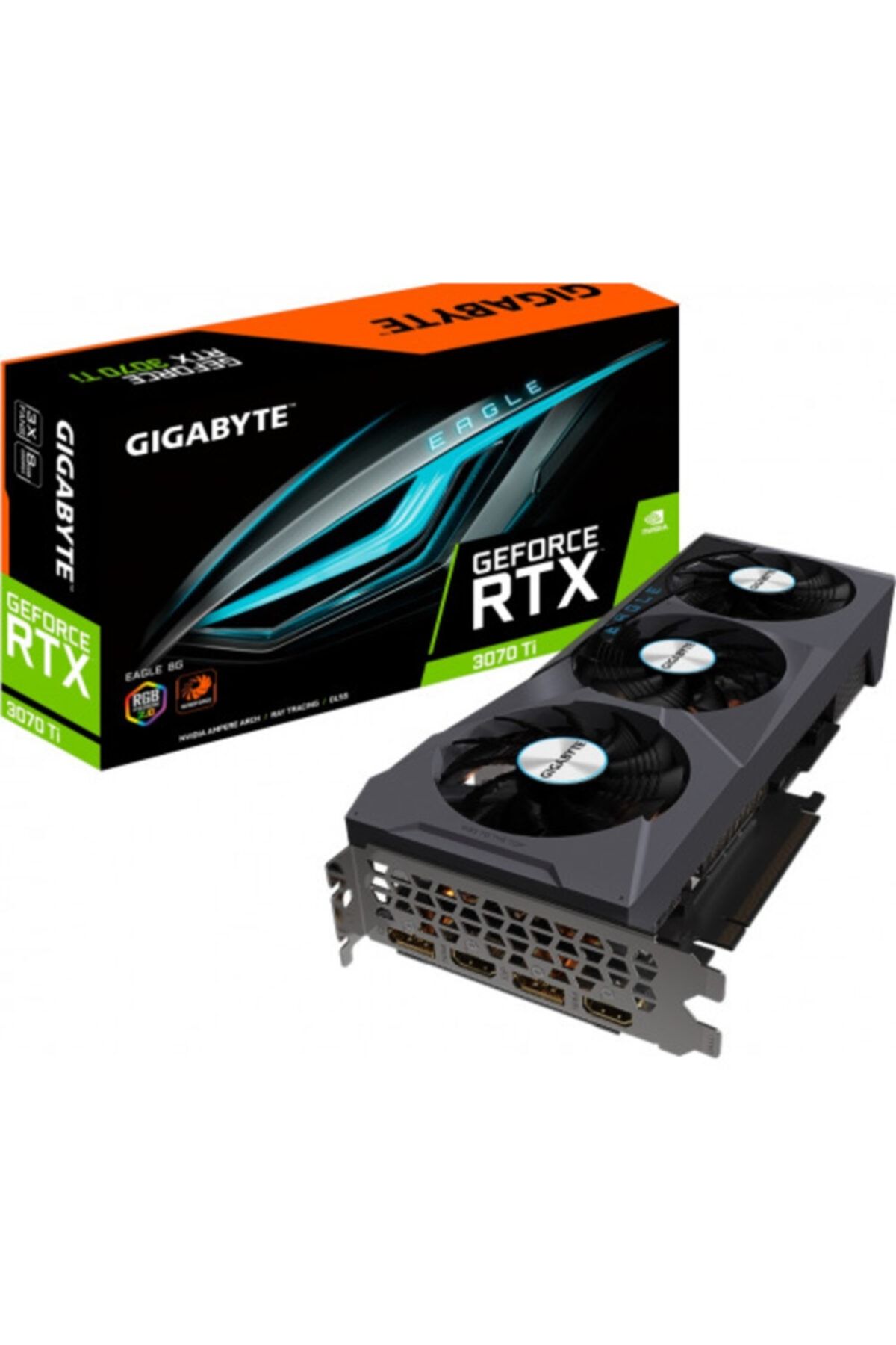 Gigabyte Gıgabyte Gv-n307teagle-8gd Rtx3070ti Eagle 8gb Gddr6 256bıt Rgb 3xfan 2xdp 2xhdmı