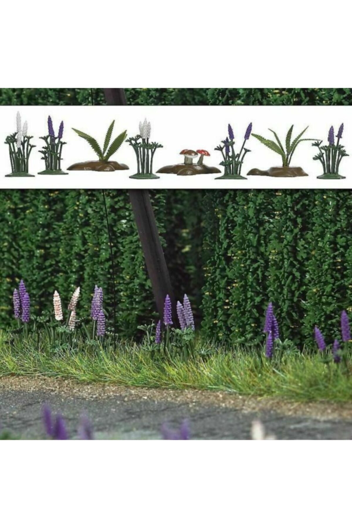 Busch Maket Bitki Seti - 1/87