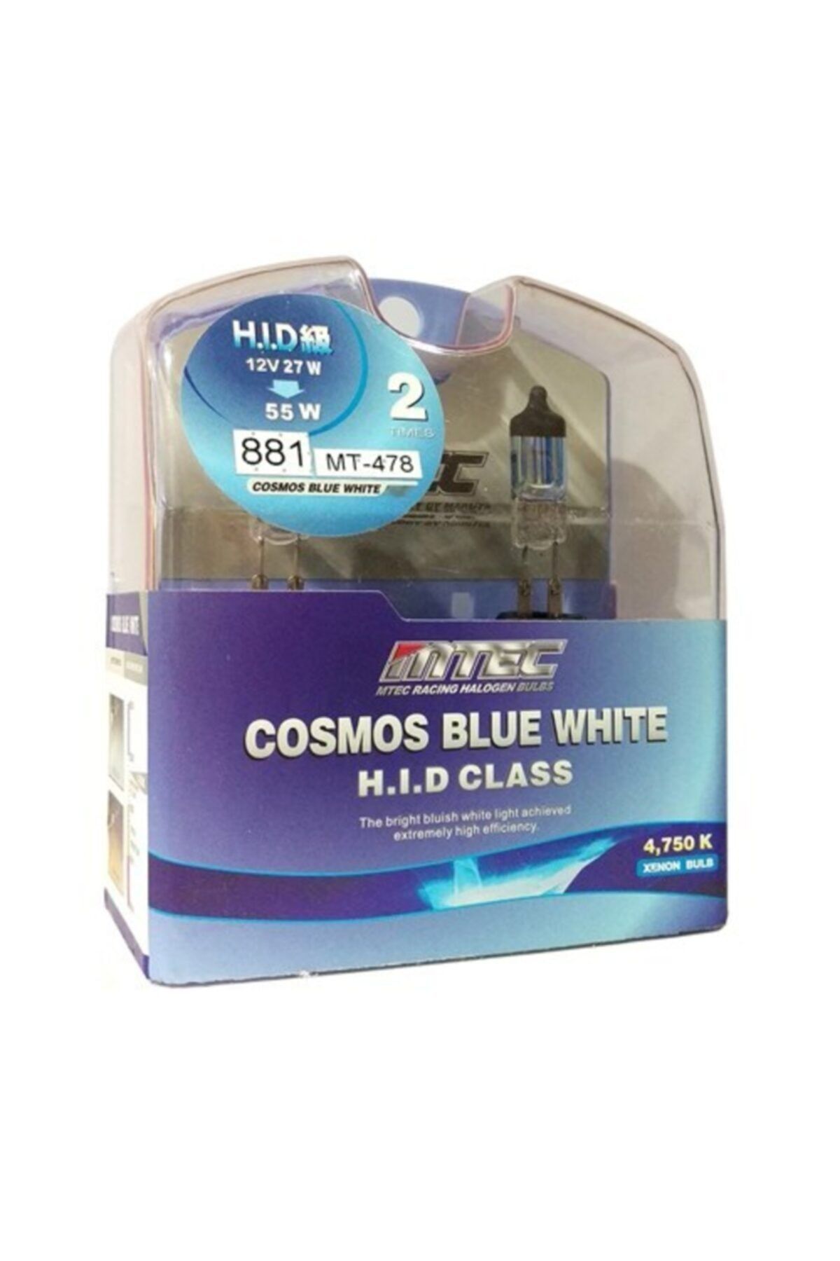 MTEC H27 Cosmos Extrawhite Sıcak Beyaz Işık Beyaz Ampul