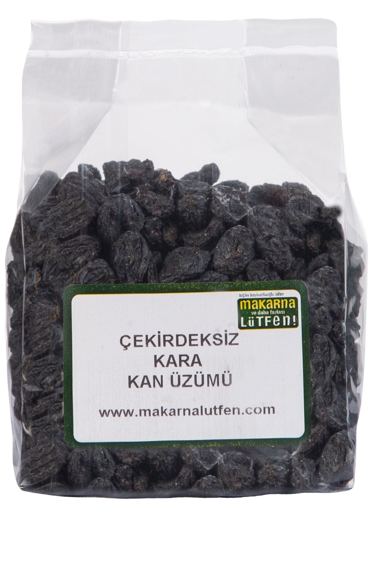 Makarna Lütfen Çekirdeksiz Kara Kan Üzümü (150 Gram)