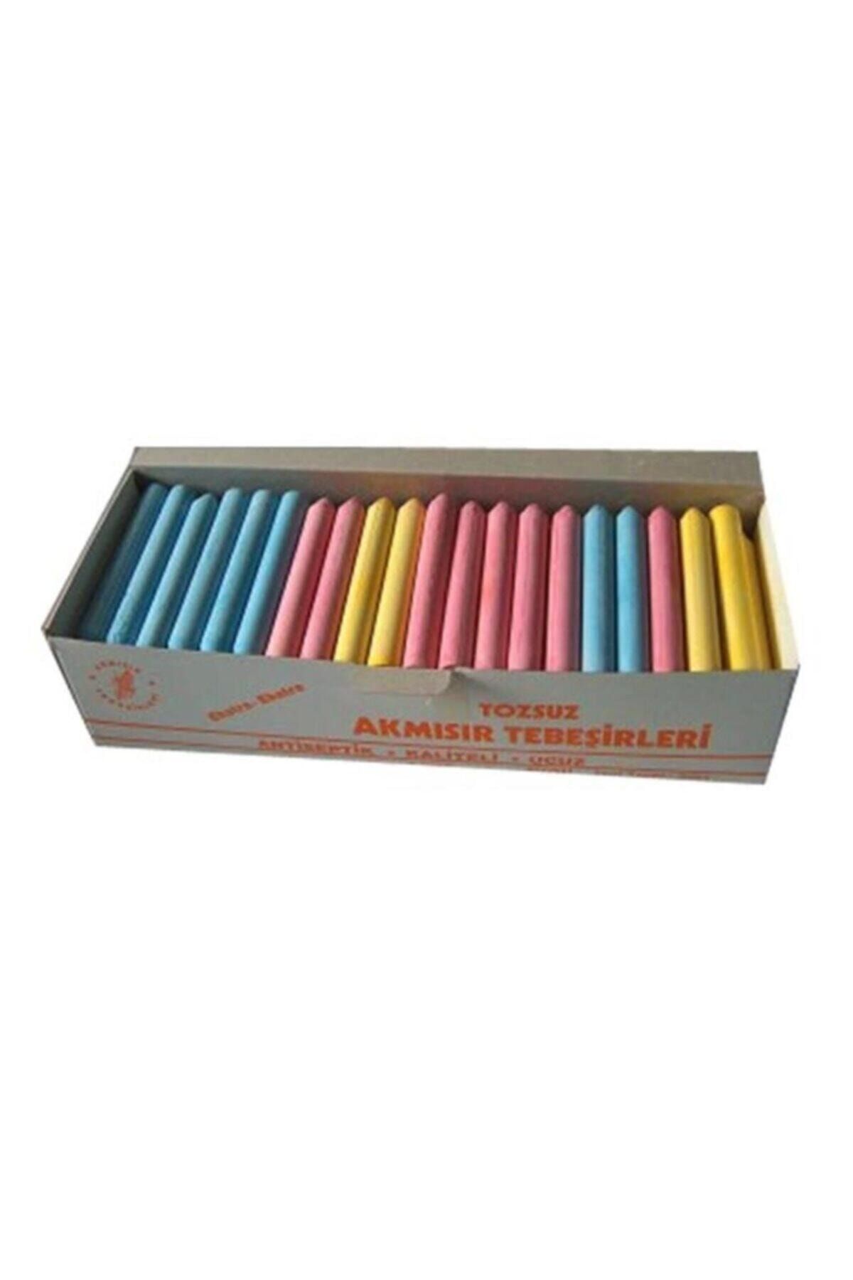 Akmısır Tozsuz Renkli Tebeşir 100'lü