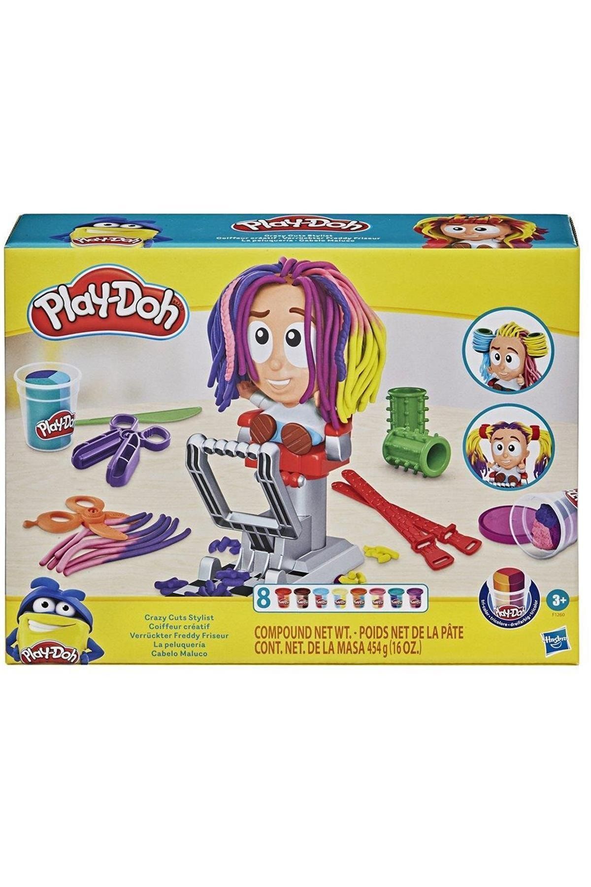 Hasbro : F1260 Play-doh Çılgın Kuaför / +3 Yaş