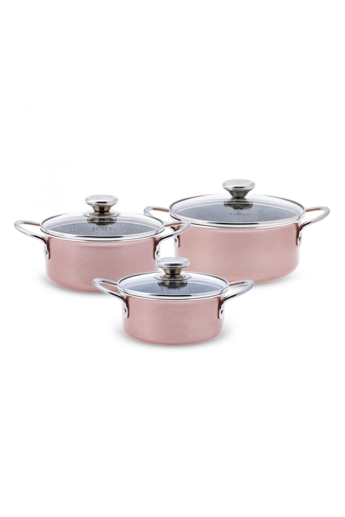 Karaca Biogranit 6 Parça Midi Set Rose