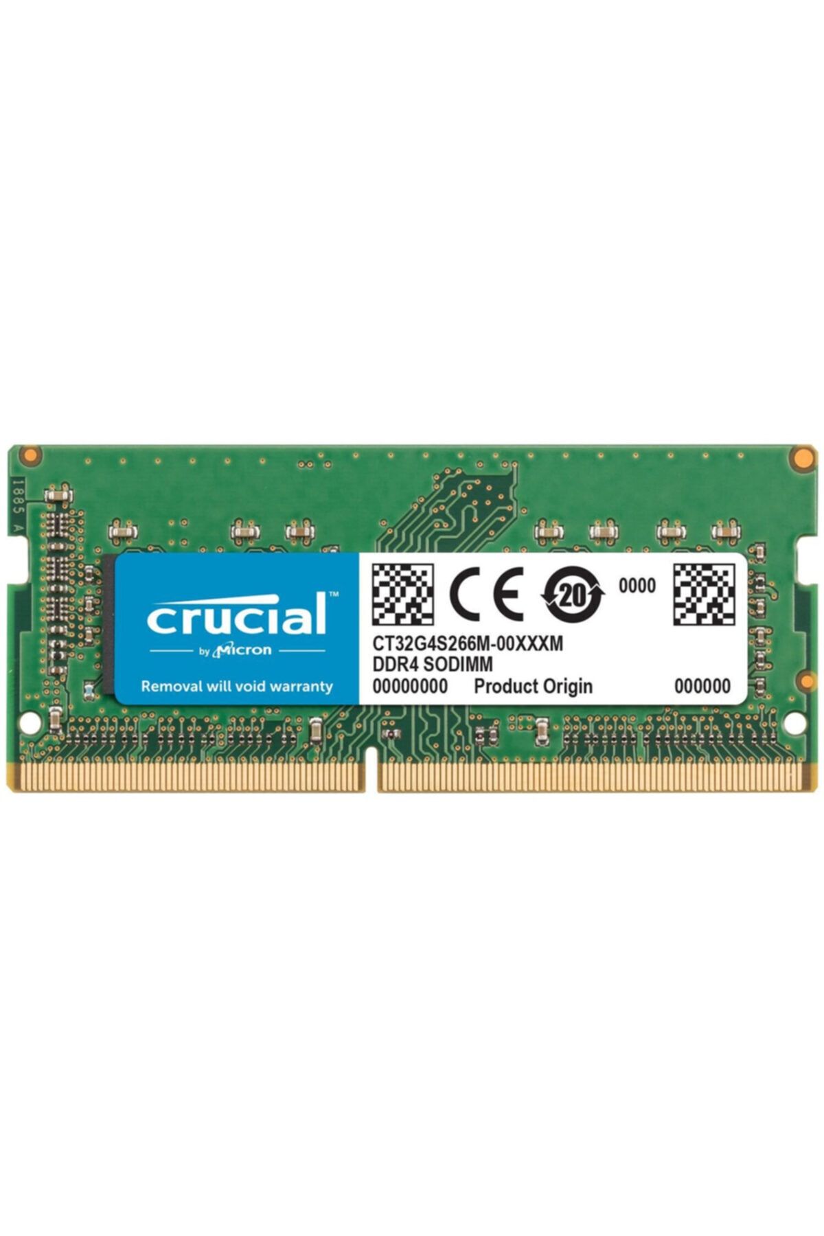 Crucial Ram Bellek For Mac 32gb Ddr4 2666 Mhz Cl19 Sodımm Ct32g4s266m