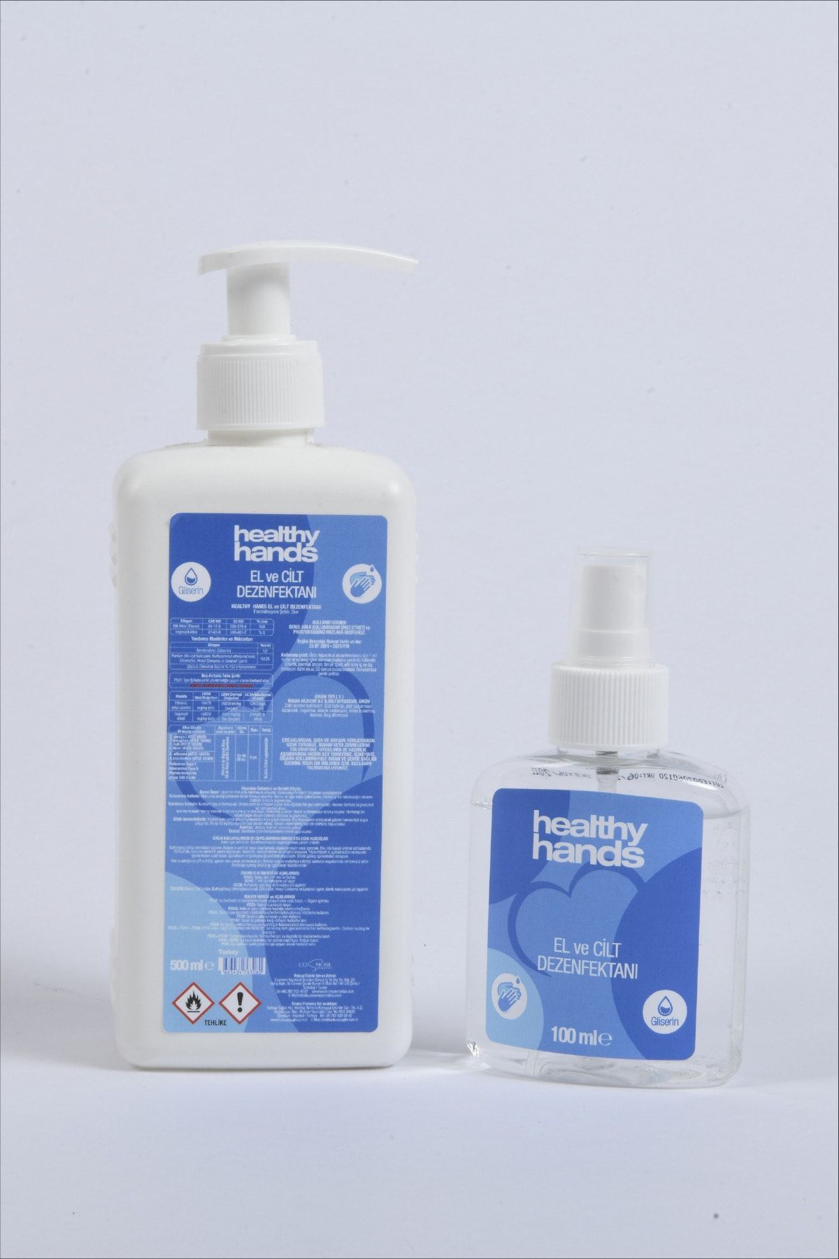 Cosmore Cosmetics Healthy Hands El Ve Cilt Dezenfektanı 100ml-500ml