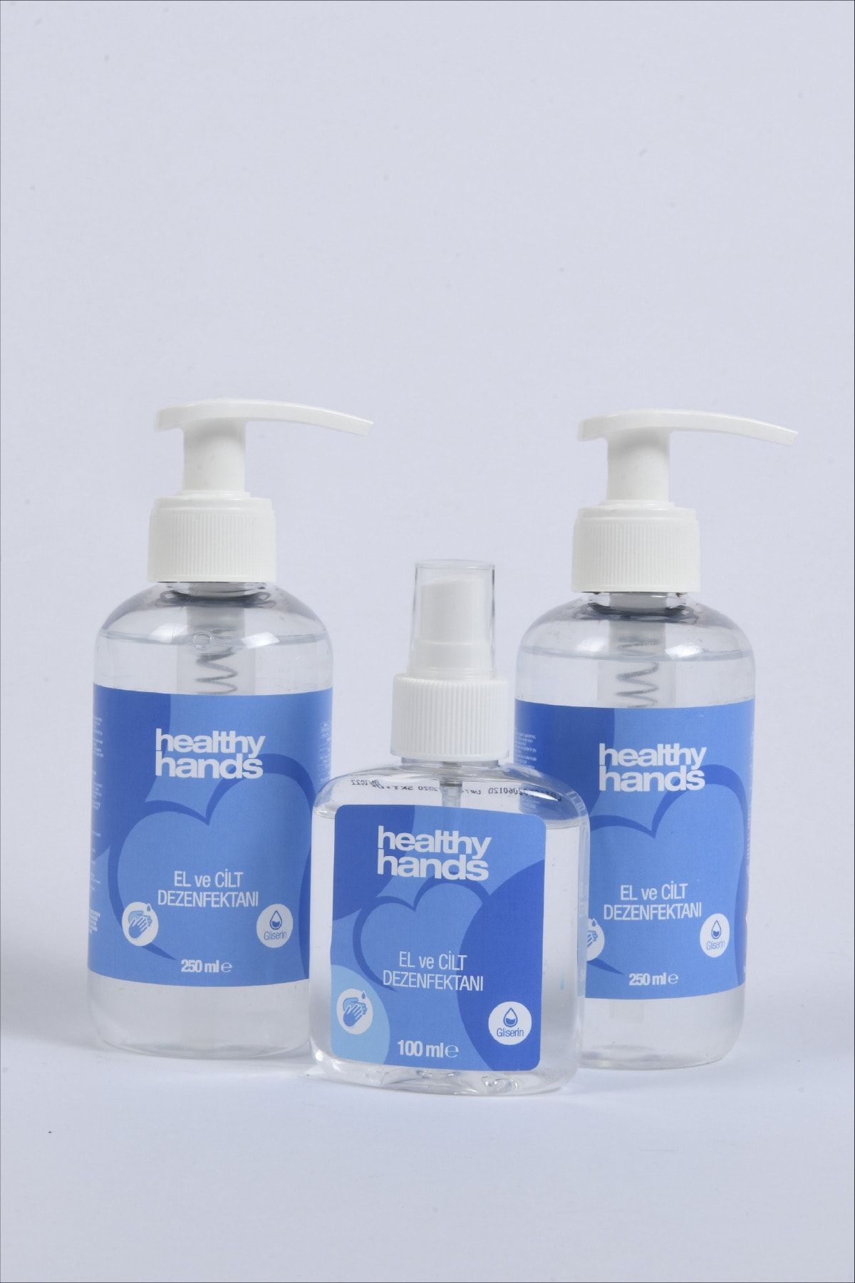 Cosmore Cosmetics Healthy Hands El Ve Cilt Dezenfektanı 100ml-2x250ml