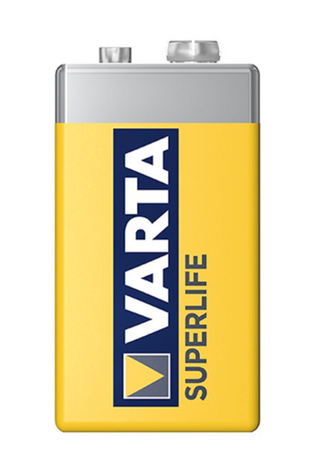 Varta Superlıfe Çinko 9 Volt Pil 12li Paket Fiyat