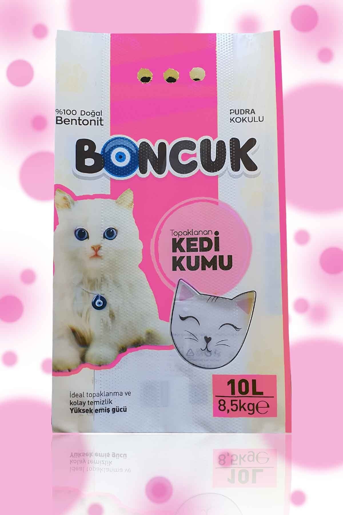 Binsy 10 Lt Boncuk Pudra Kokulu Topaklanan Kedi Kumu