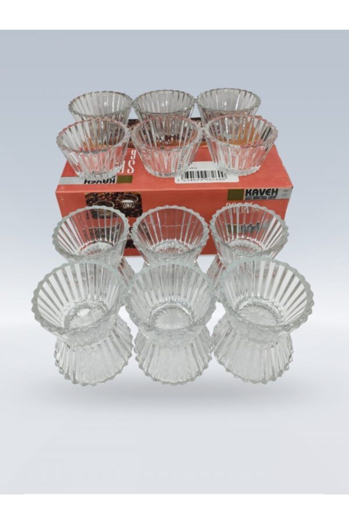 KAVEH Sadaf 6 Pcs Sosluk Çerezlik Lokumluk Yılbaşı