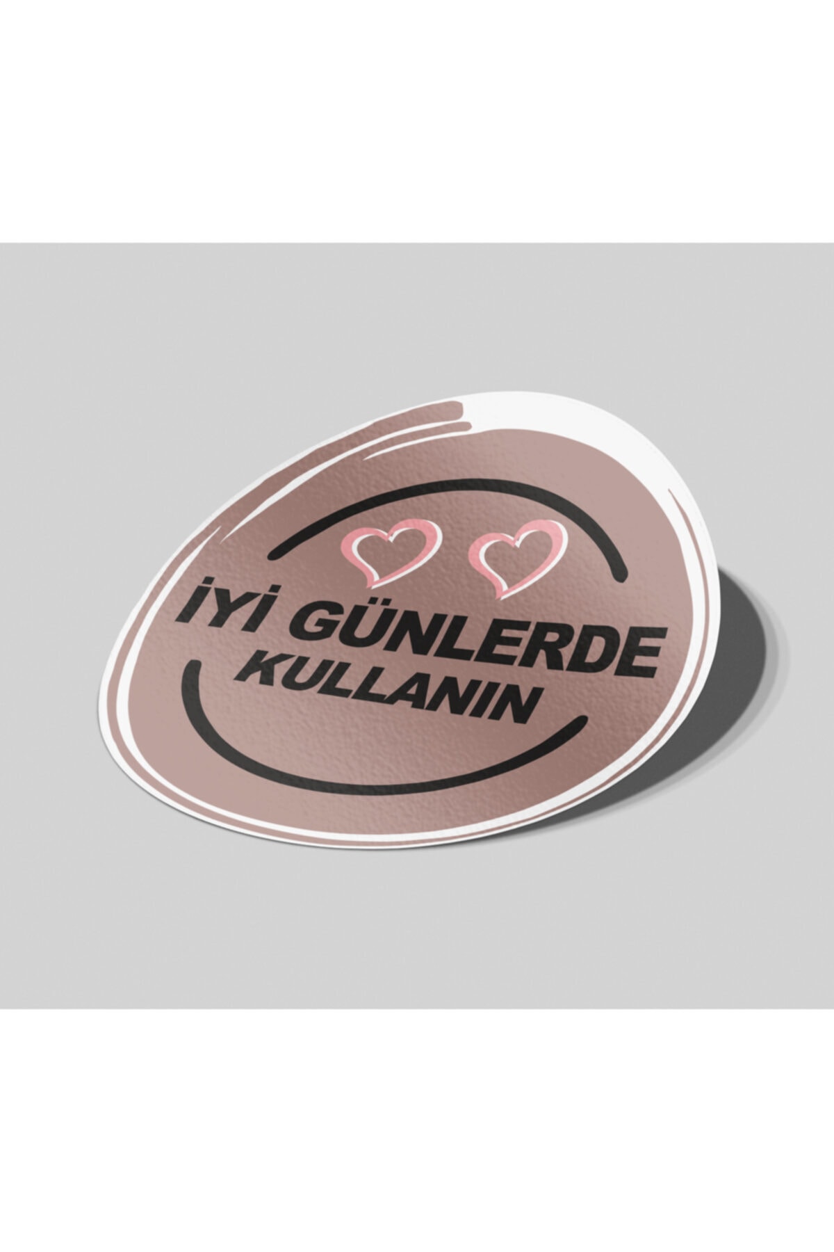 Matbaagraf Iyi Günlerde Kullanın Sticker Gri 4x4cm 35 Adet