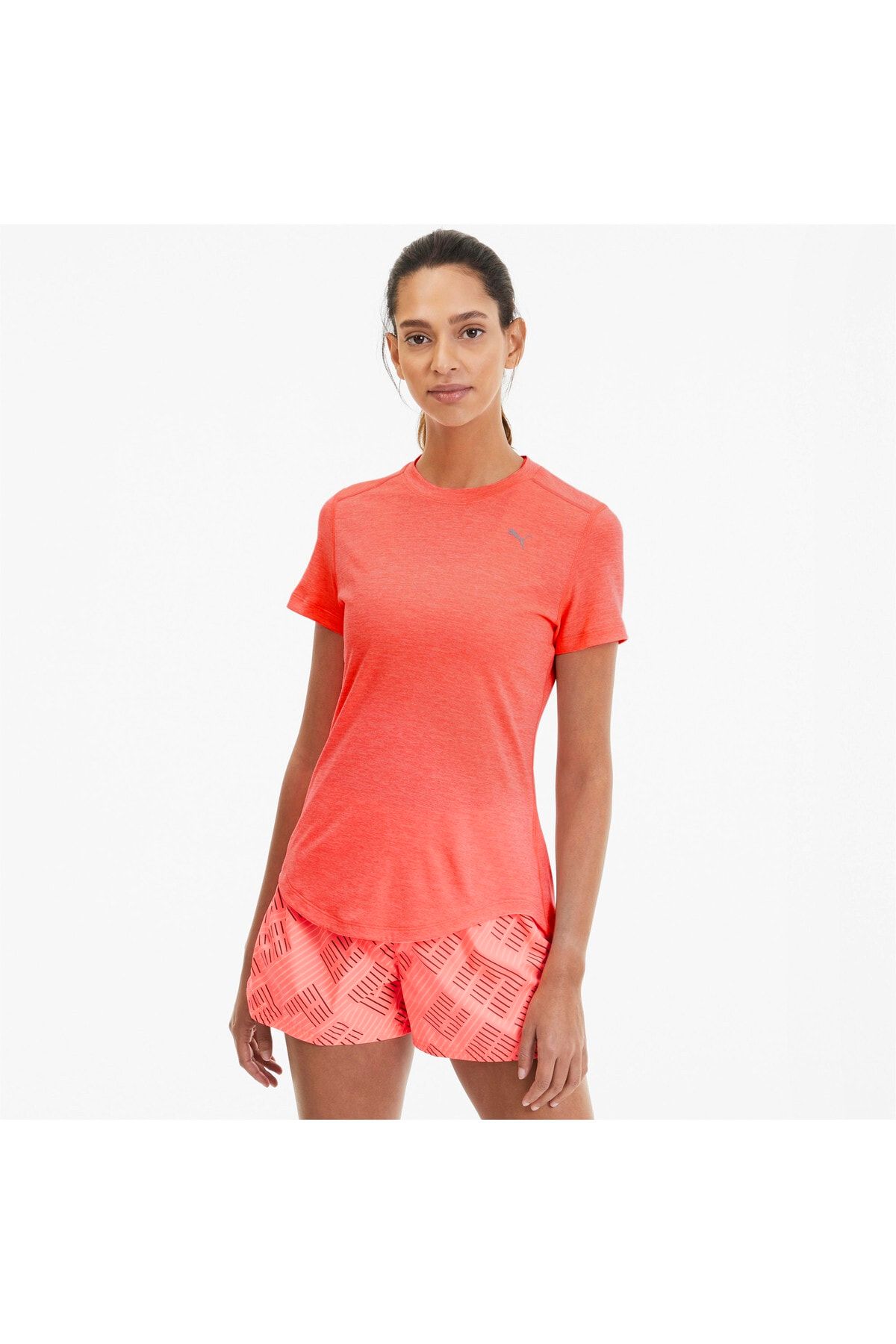 Puma Ignite Heather Ss Tee Kadın Üst & T-shirt - 51825609