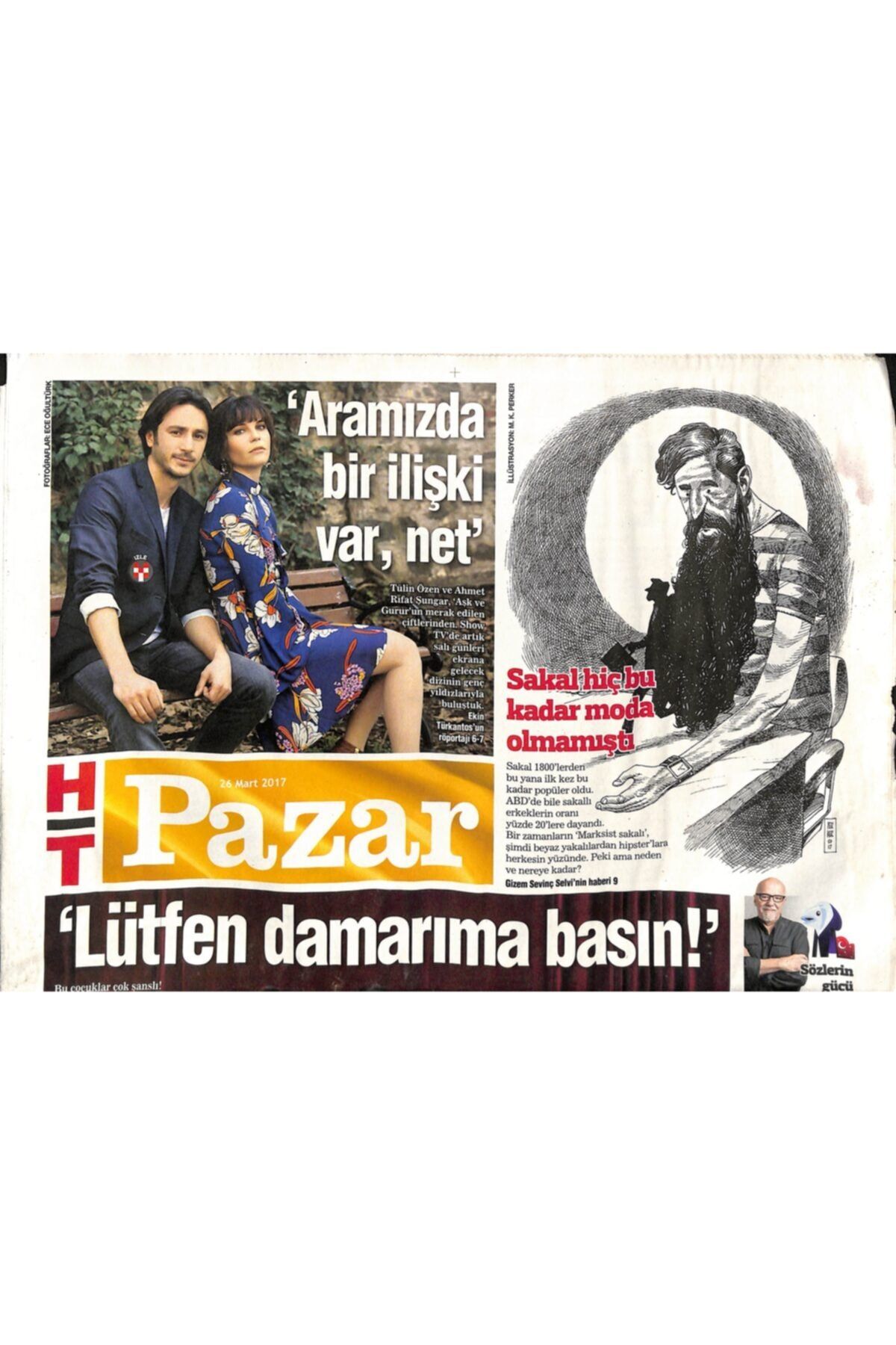 Gökçe Koleksiyon Haber Türk Gazetesi Pazar Eki 26 Mart 2017 -sakal 1800'lerden Bu Yana Ilk Kez Bu Kadar Popüler Oldu