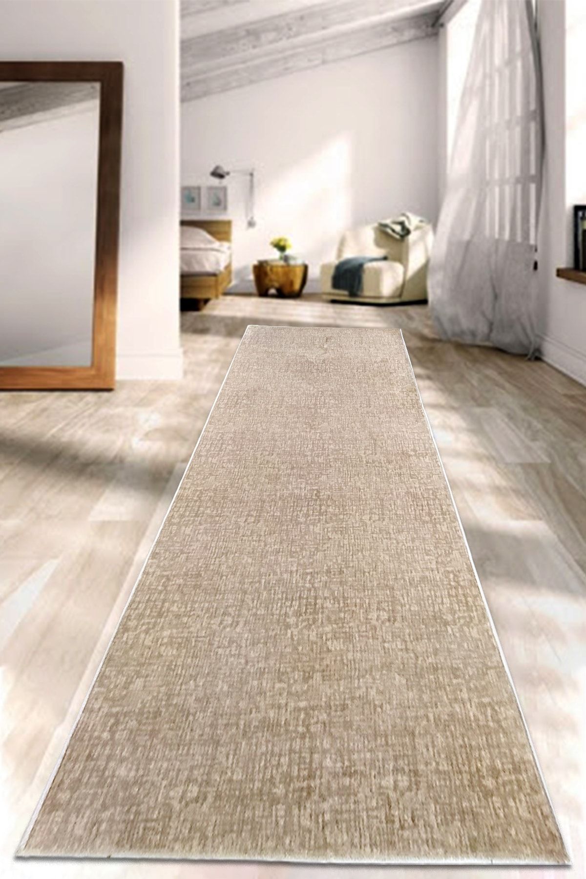 Luya Home Kaymaz Tabanlı Kesme Rulo Halı Yolluk Protokol Vizon Desen