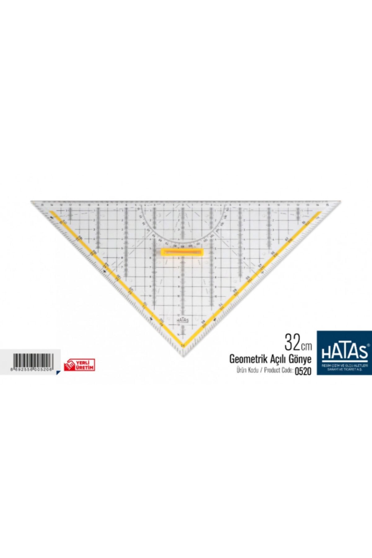 HATAS Gönye Geometrik Açılı 32cm