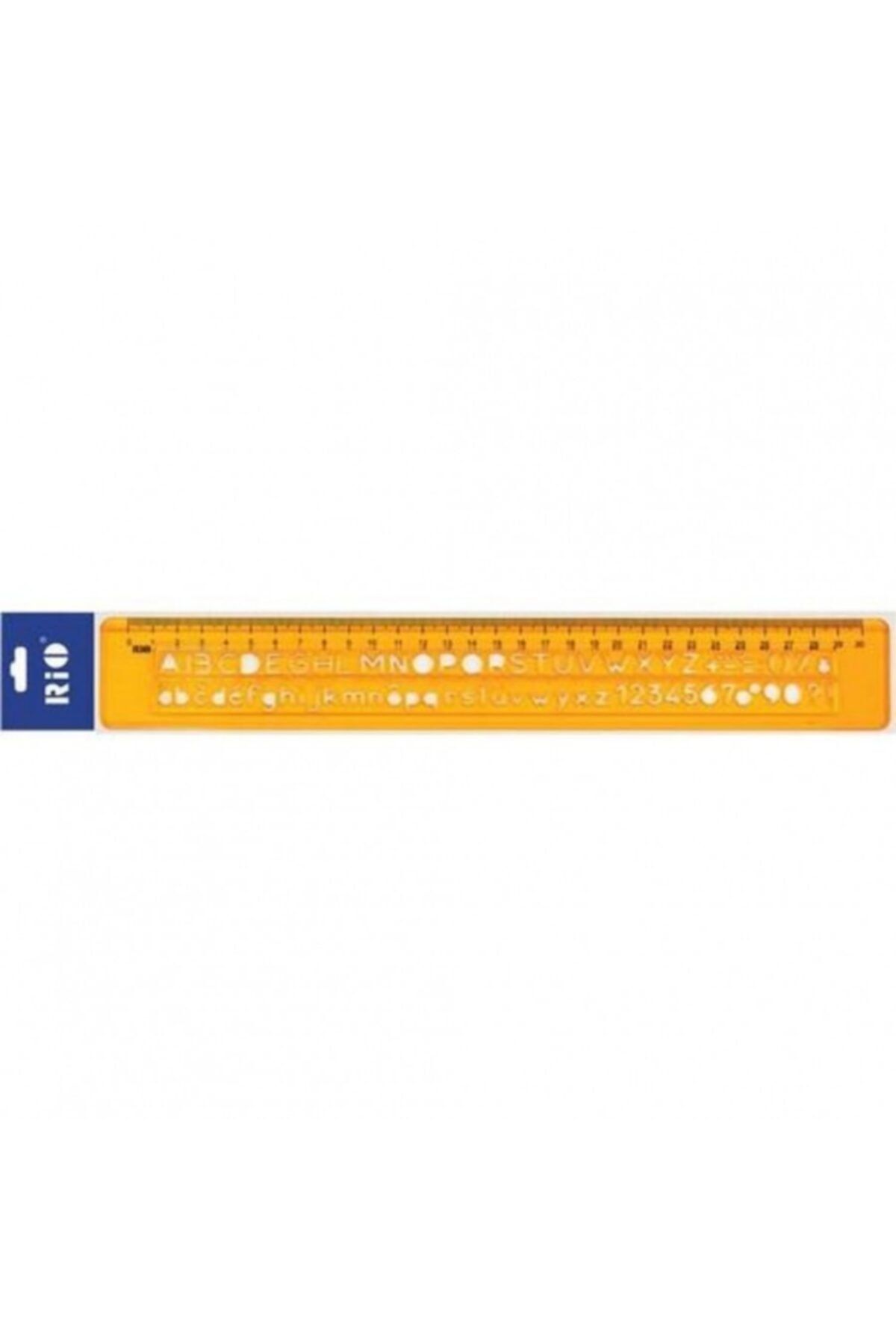 Rio Harf Ve Rakam Şablonu 10mm 30cm