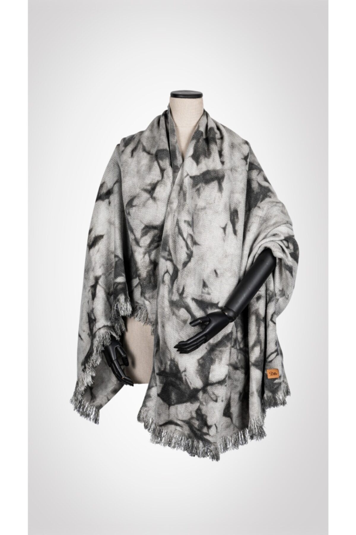 DLBS Handmade Tıe Dye B. Pestemal Gray Marble