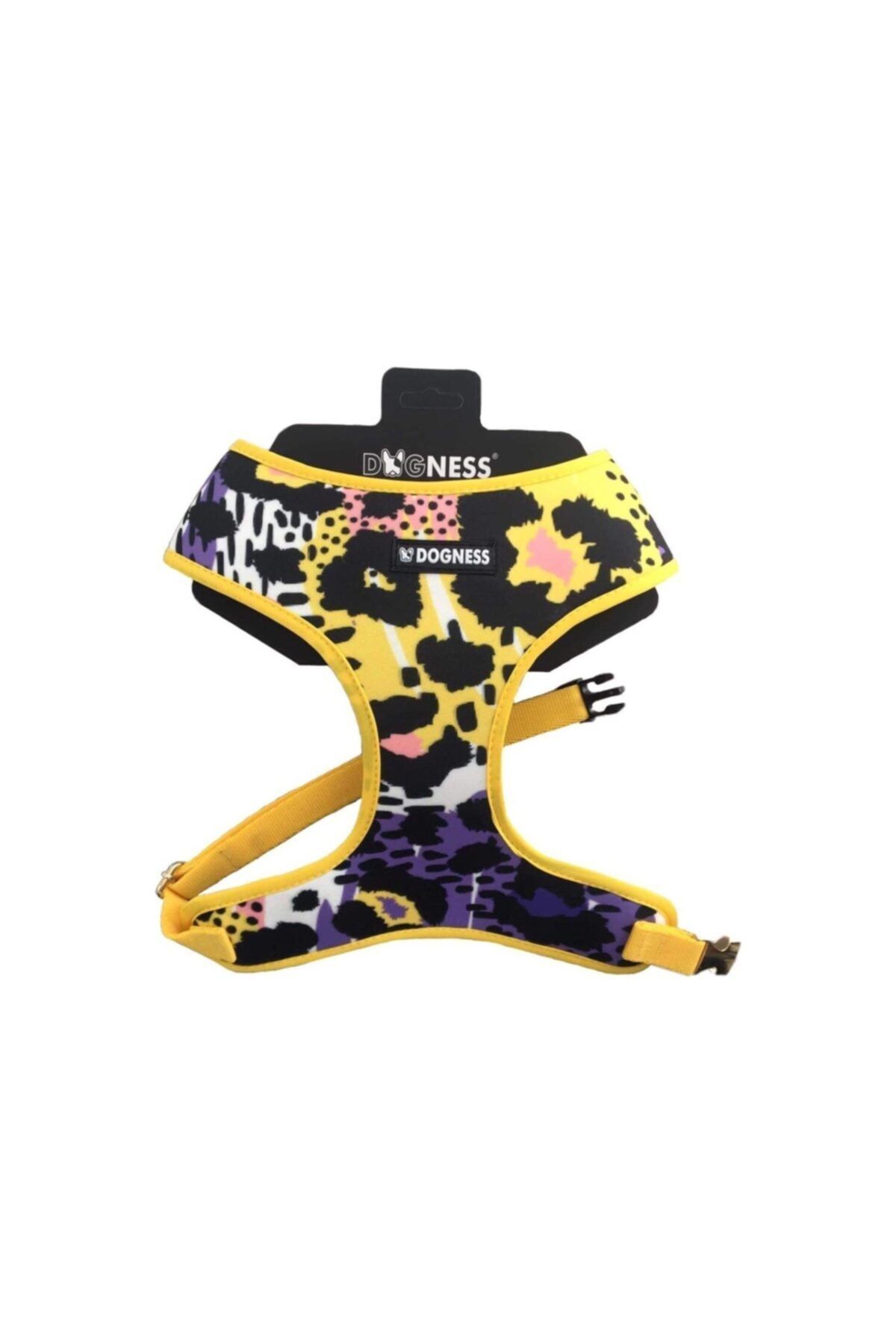 Dogness Leopard Model Özel Üretim Kedi Köpek Göğüs Tasması