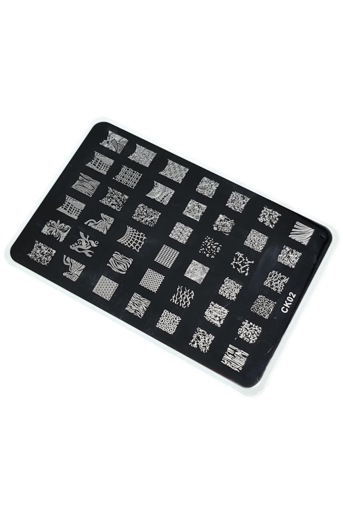 aba nails Nail Art Stamping Baskı Plakası Büyük Boy Xl Ck02