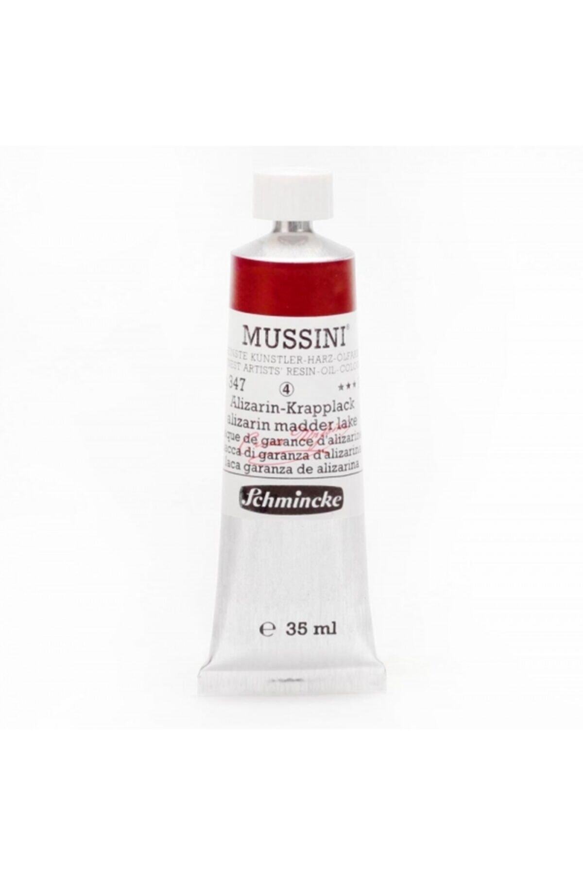Schmincke Mussini Yağlı Boya 35ml - Alizarin Madder Lake 347 S.4
