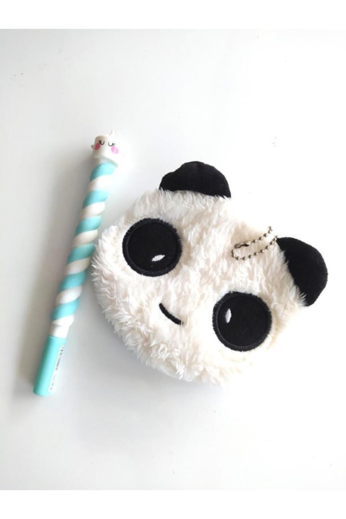 Hd Marketim Panda Peluş Cüzdan Unicorn Jel Kalem Okul Ögrenci Kırtasiye Çanta