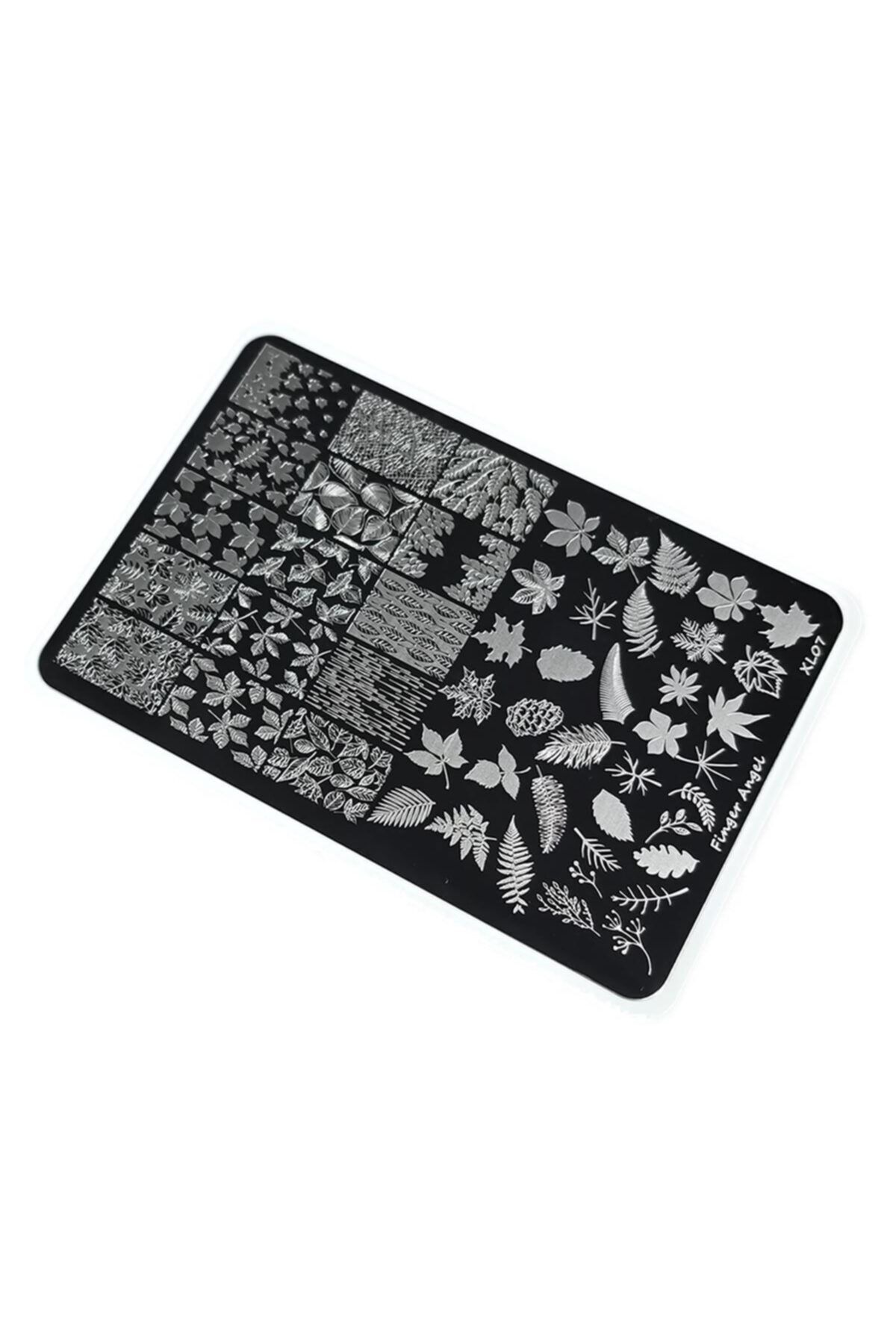 aba nails Nail Art Stamping Baskı Plakası Büyük Boy Xl F07