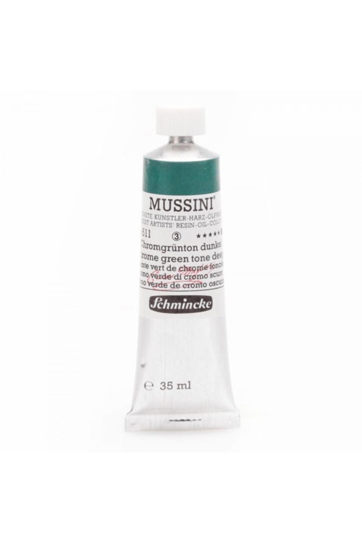 Schmincke Mussini Yağlı Boya 35ml - Chrome Green Tone Deep 511 S.3