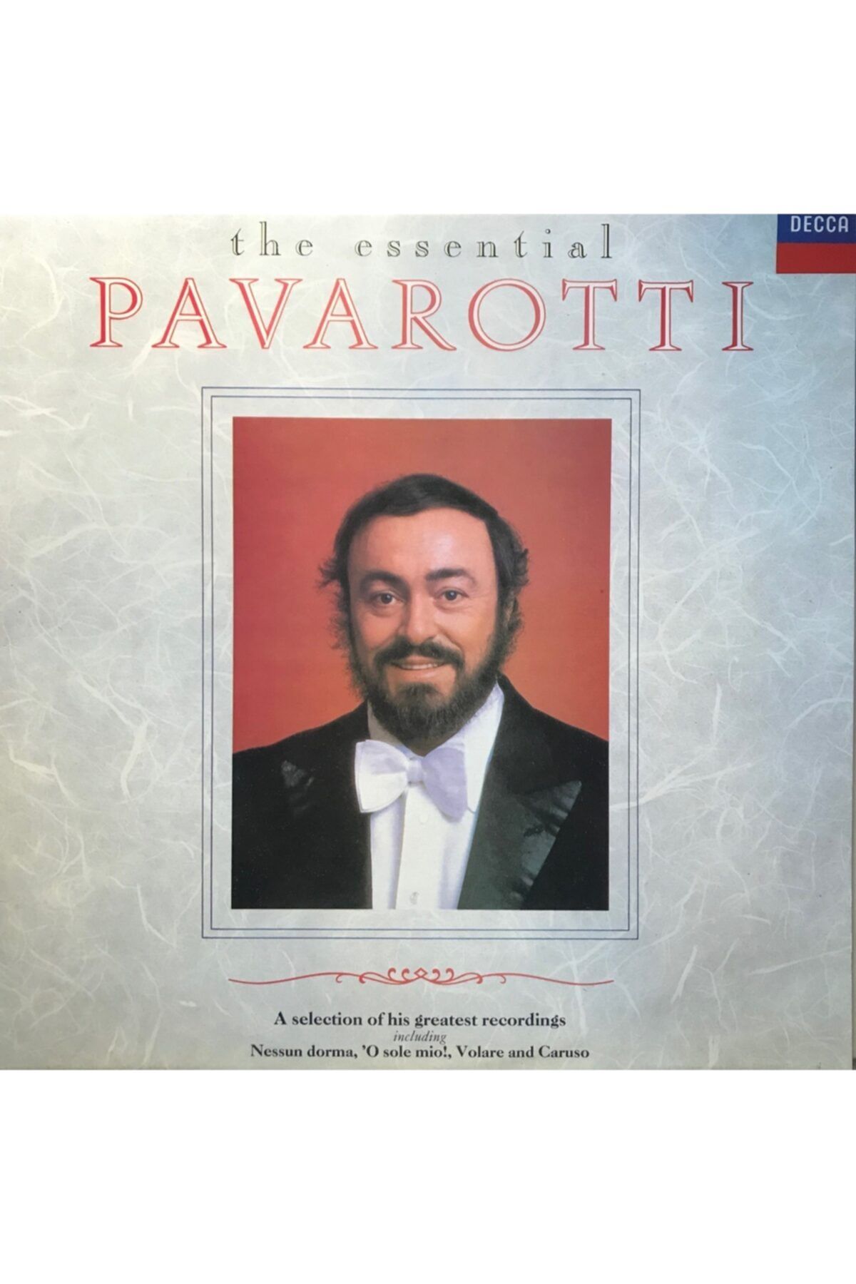 mazi plak The Essential Pavarotti Orijinal Dönem Baskı 33'lük Plak