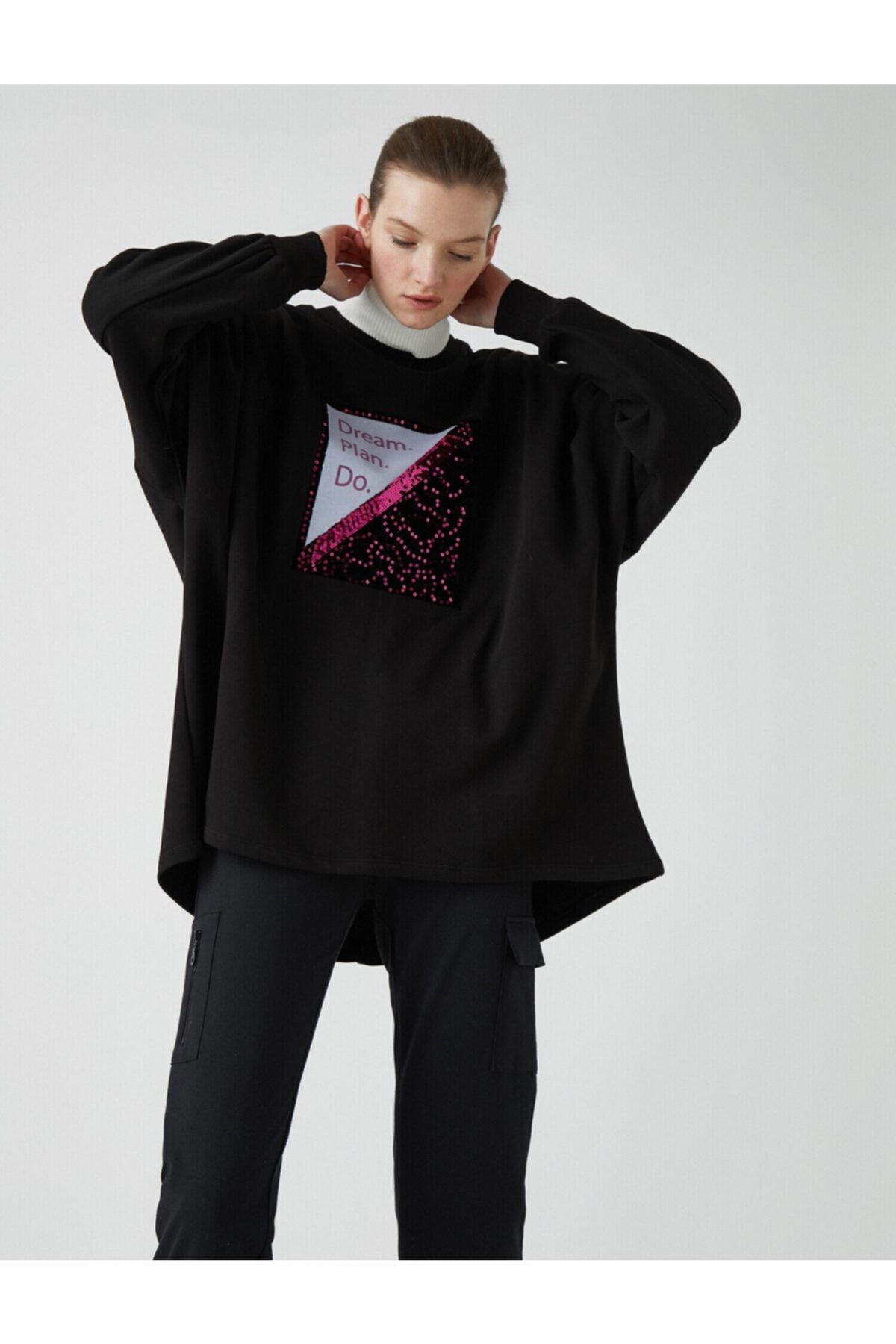 Koton Kadın Siyah Tunik 1KAK18414CK