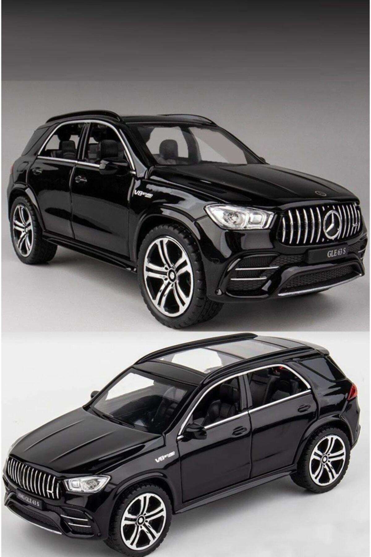 OYUNCAKSAHİLİ Mercedes Benz Gle63 Suv Jip Diecast Metal Araba 6 Kapı Bagaj Kaput Açılır