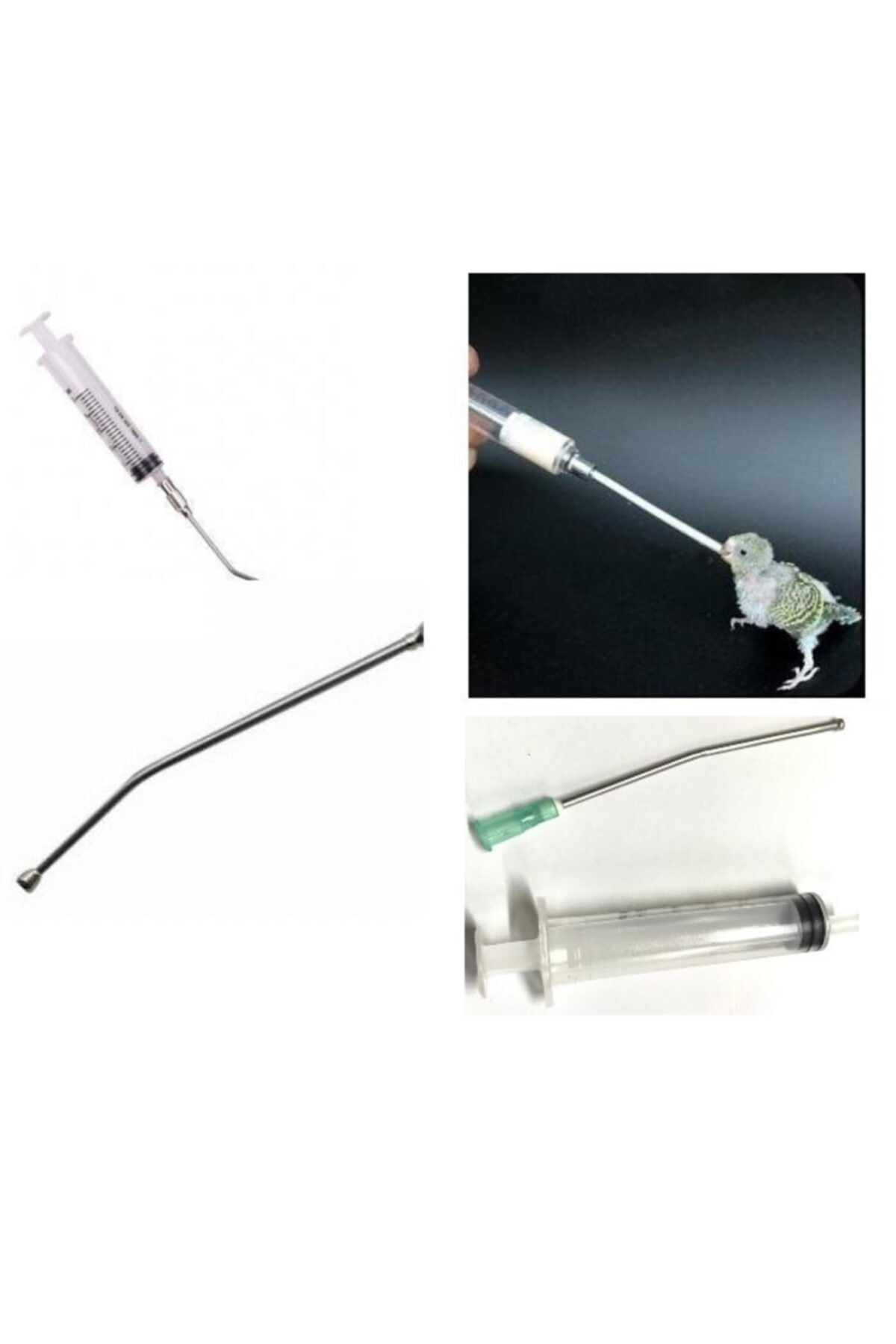 fpstarstore Profesyonel Kuş Elle Besleme Şırıngası Kuşu Beslemek Için Enjektör No:3-