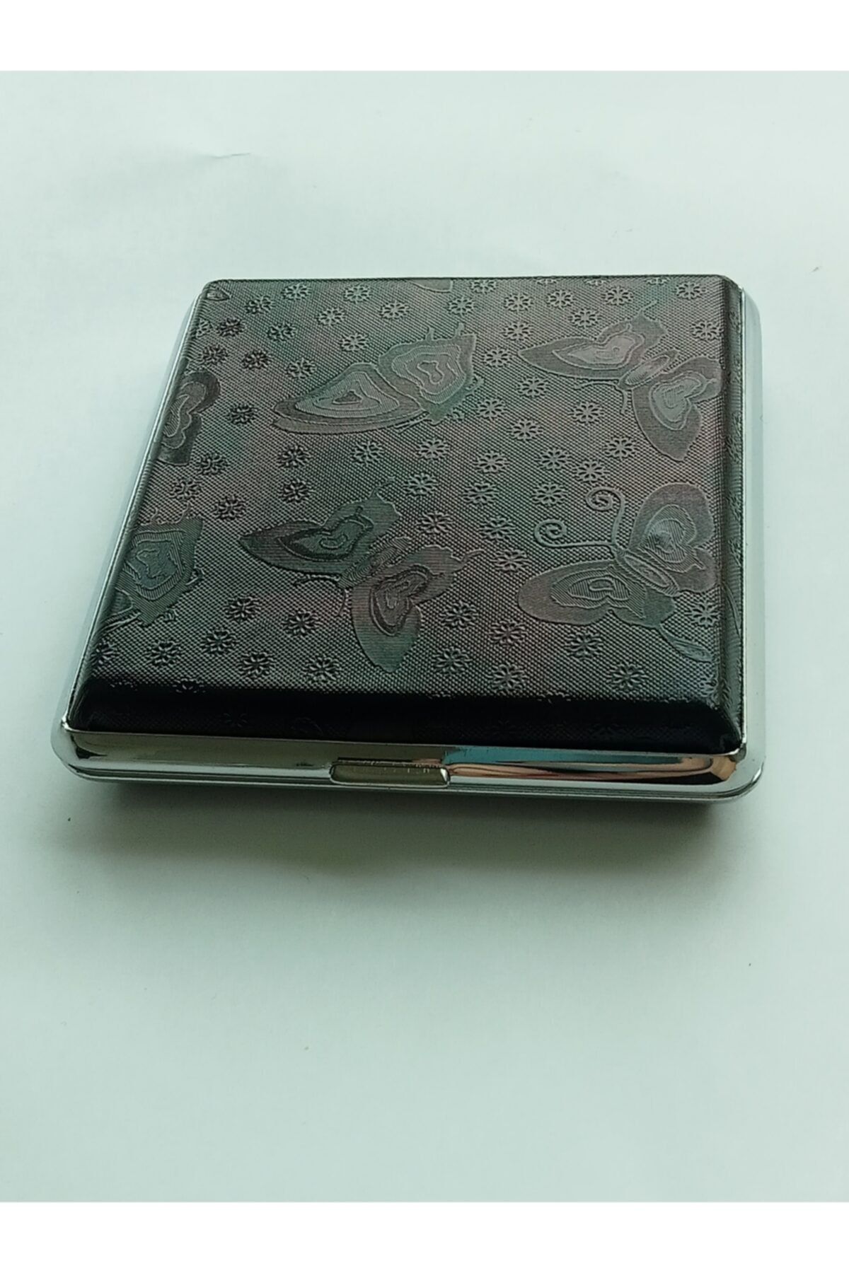 NESGIFT Kelebek Tasarımlı Deri Taba Sigara Tabakası