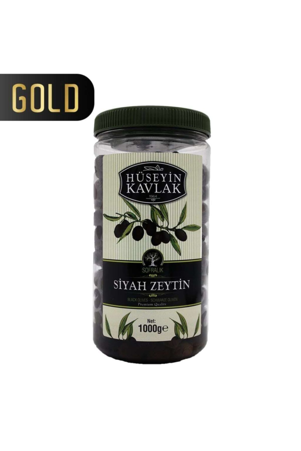Hüseyin KAVLAK Gold Siyah Zeytin 1kg