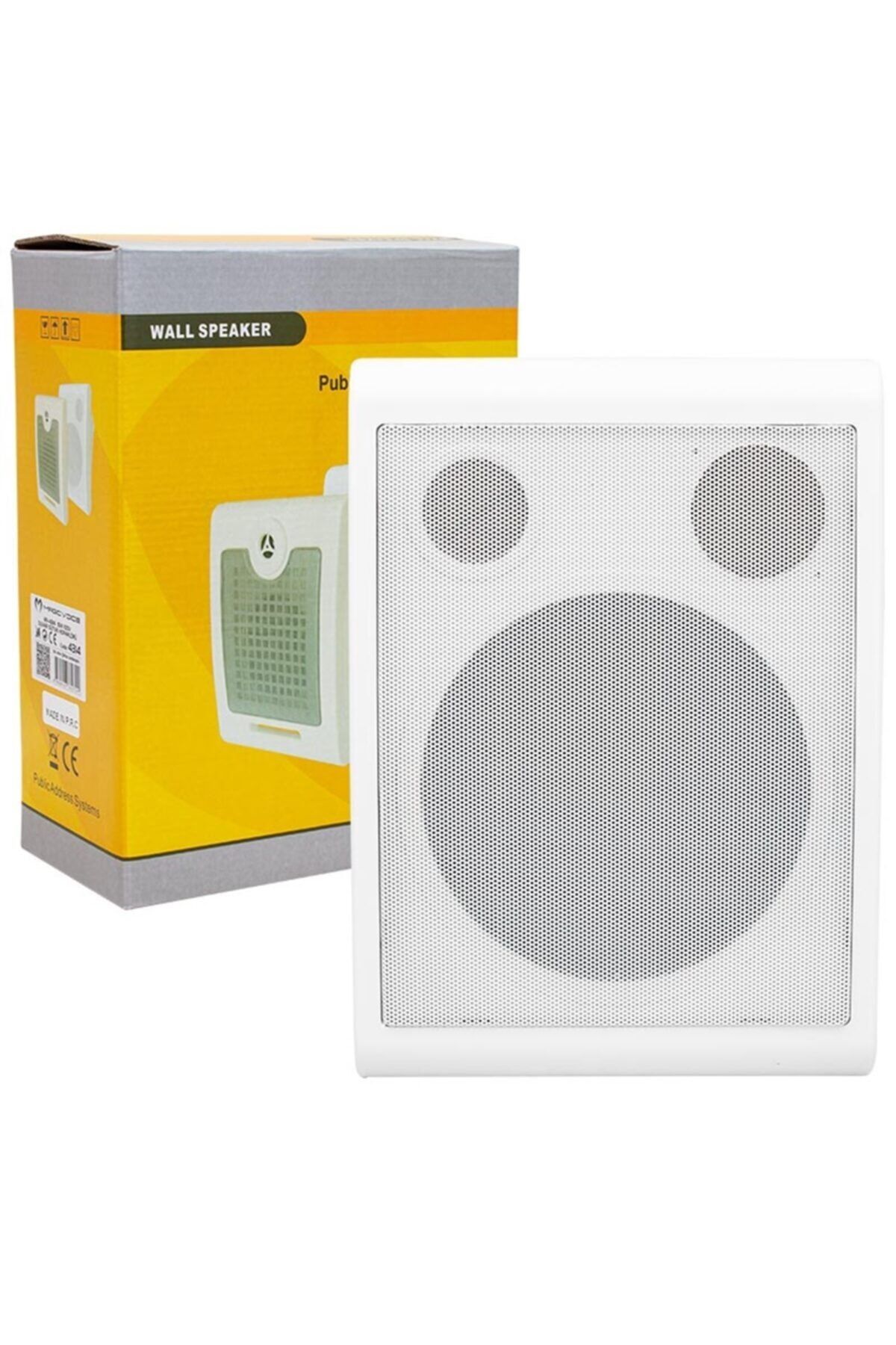 MagicVoice Magıcvoıce Mv-4314 16 Cm 15 Watt 100v Duvar Sütun Hoparlörü Beyaz