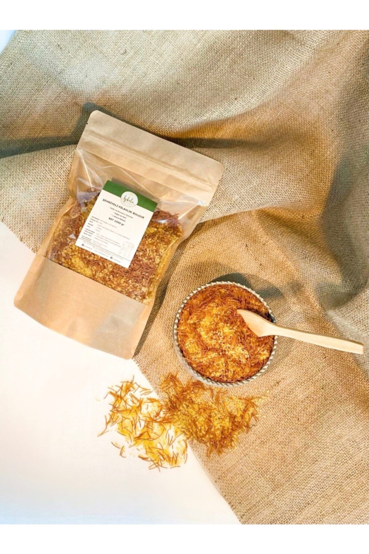 Kybele Doğal Şehriyeli Pilavlık Bulgur 1 kg