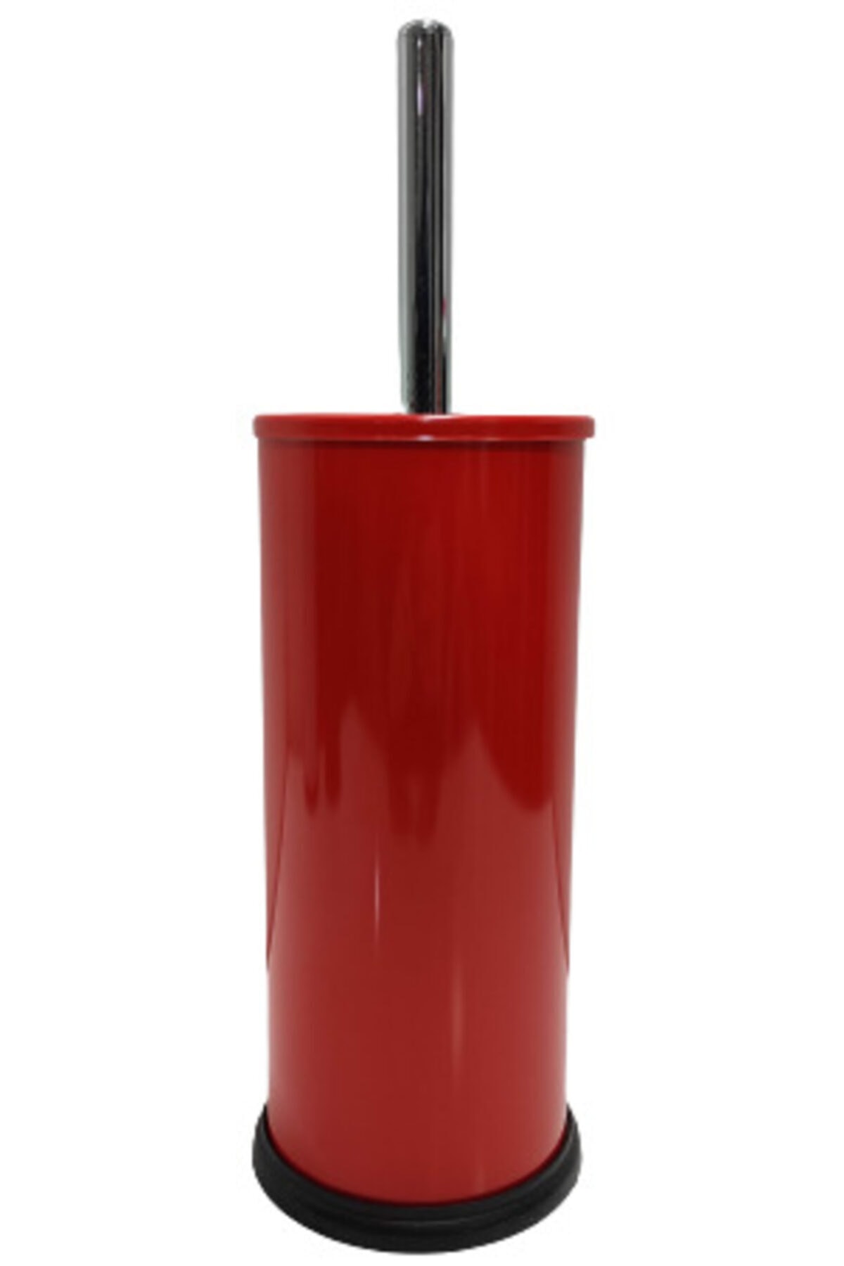 HibanaPazarı Wc Fırçası Metal-çap 10cm Yuk 24cm -kırmızı