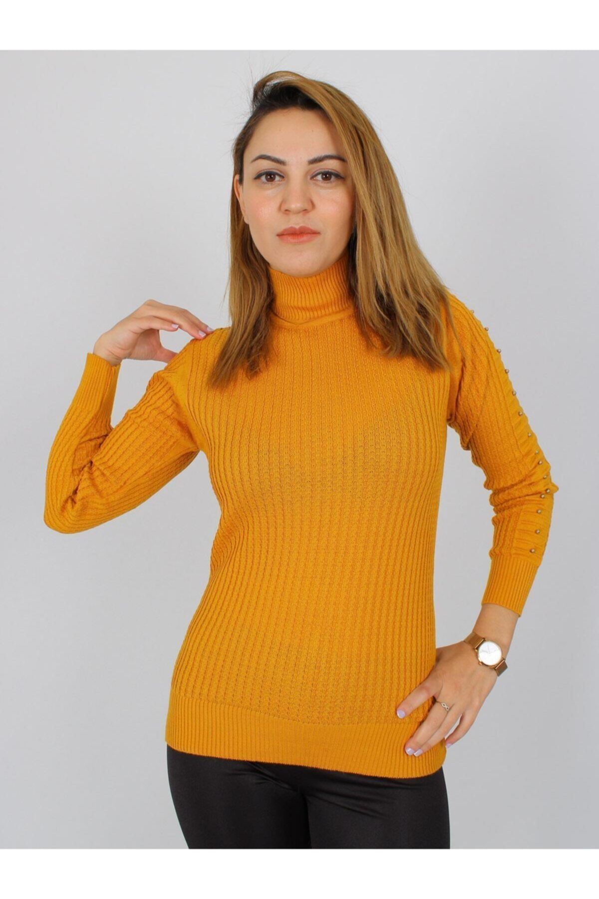 KLOÇ Incili, Balıkçı Yaka Kazak-md